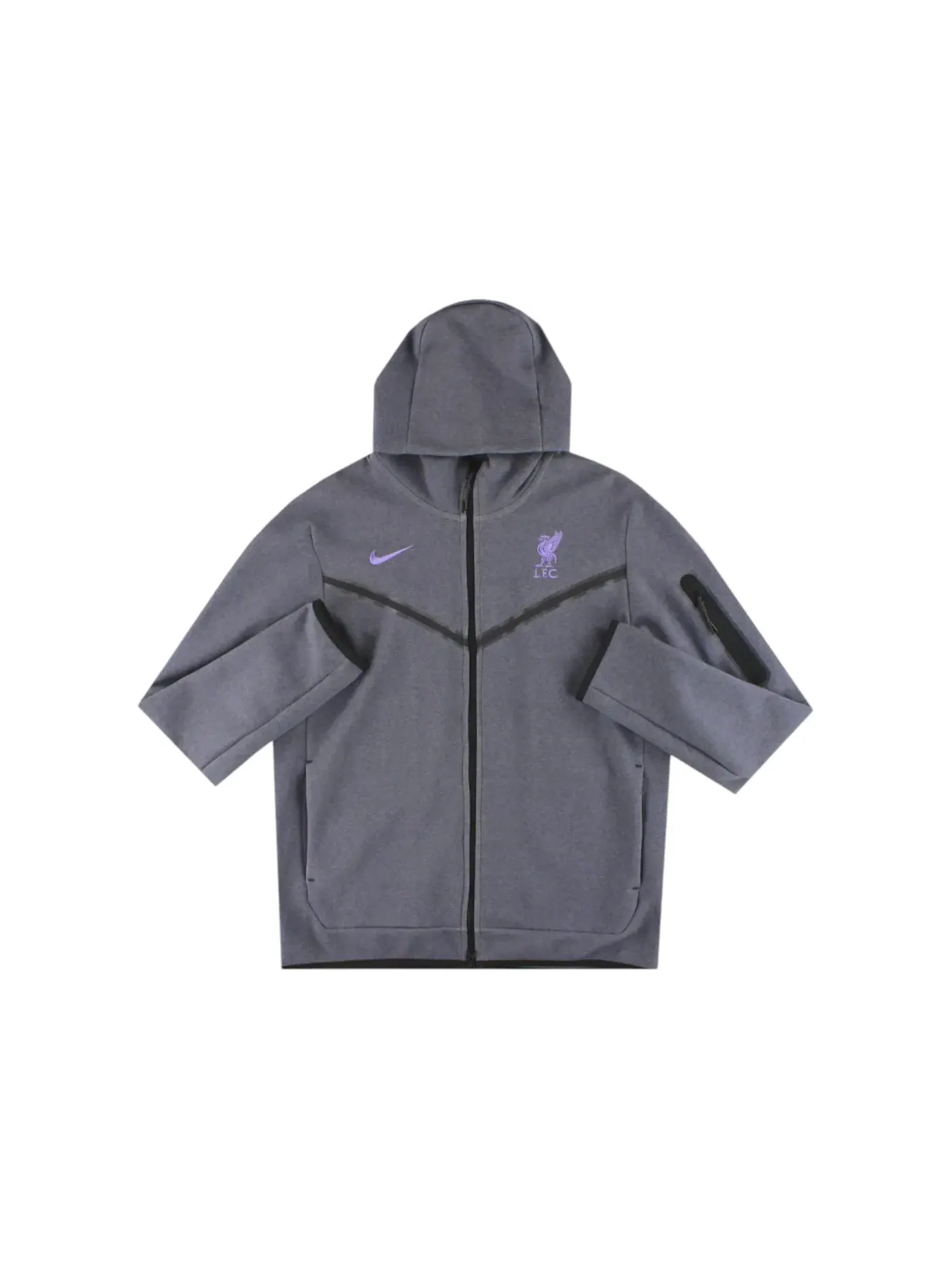 Мужская худи Nike Sportswear Tech Fleece LFC Liverpool Full Zip Hoodie — изображение 1 из 1, фиолетовый