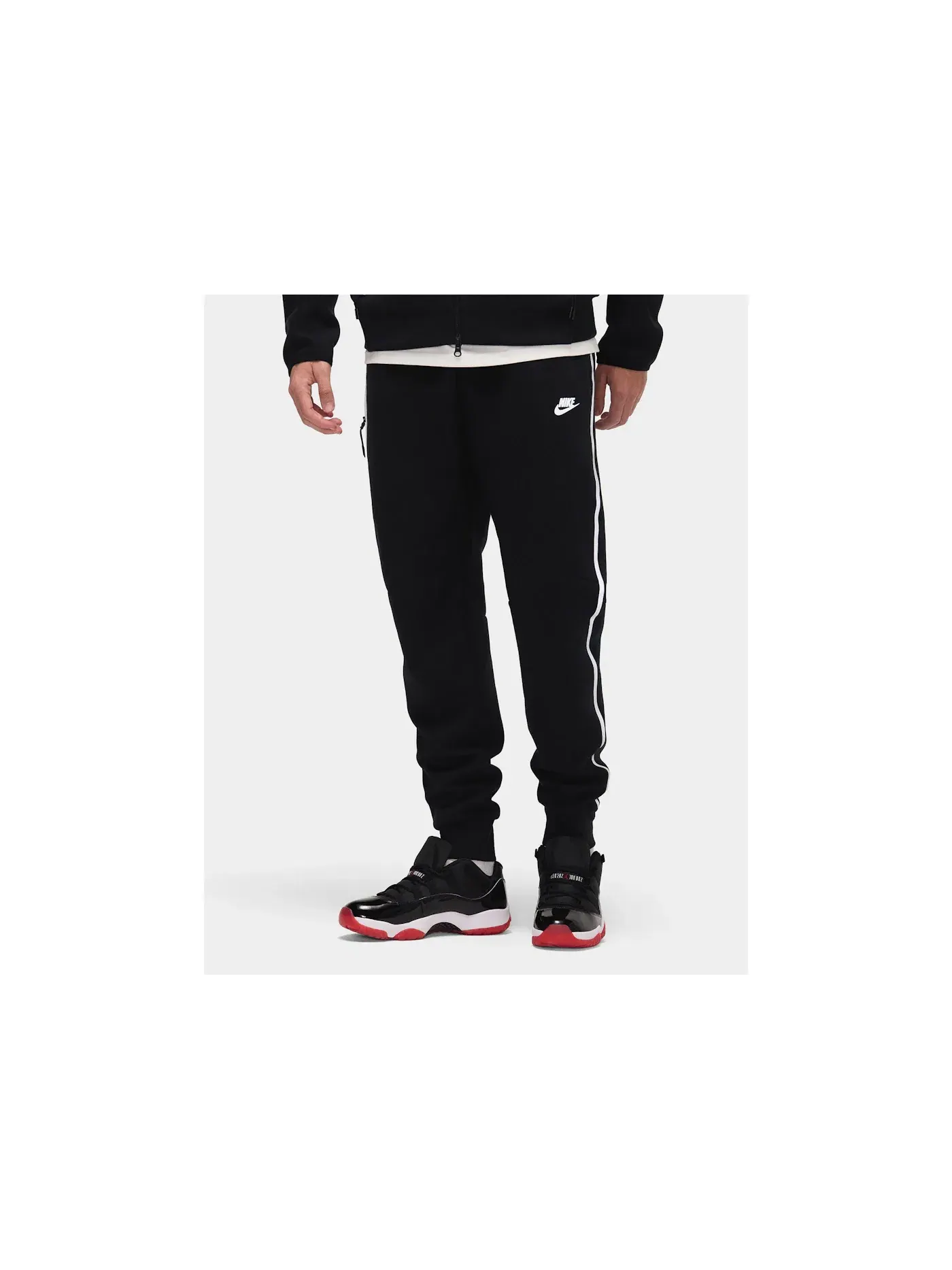 Мужские спортивные брюки из футера Nike Pant — изображение 3 из 4, серебристый