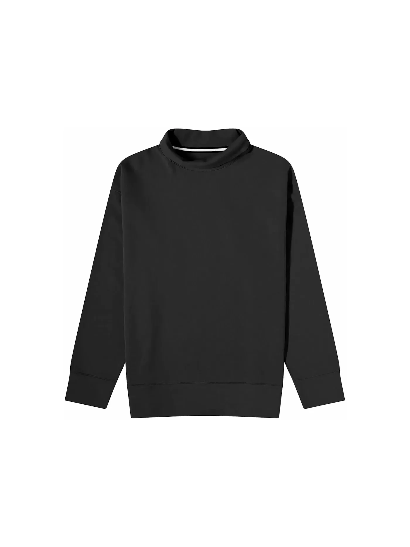 Мужская водолазка с высоким воротом из футера Nike Turtleneck — изображение 1 из 1, черный