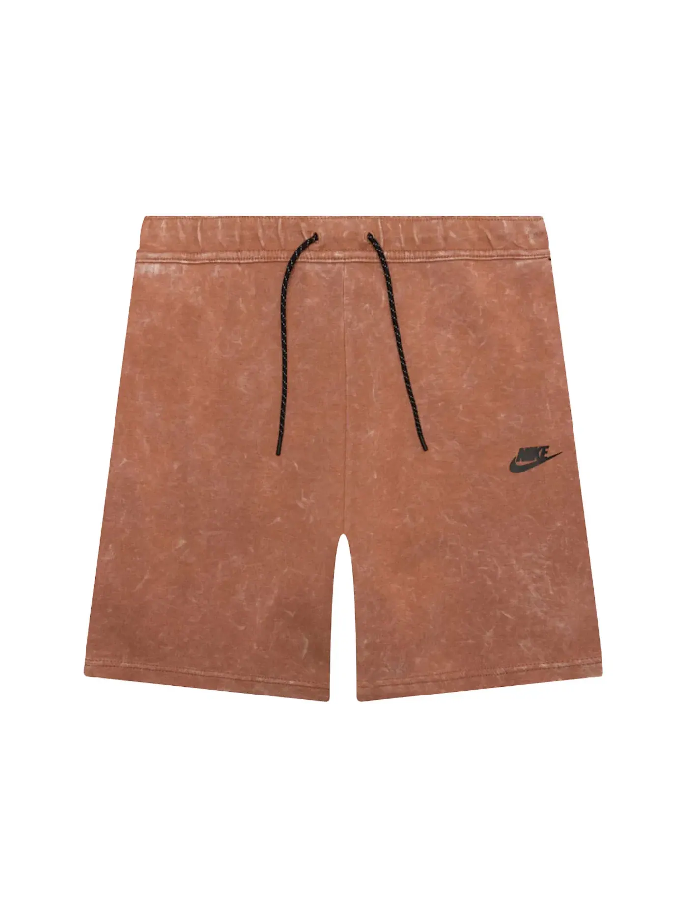 Мужские шорты с эффектом стирки Tech Fleece Nike — изображение 1 из 2, черный