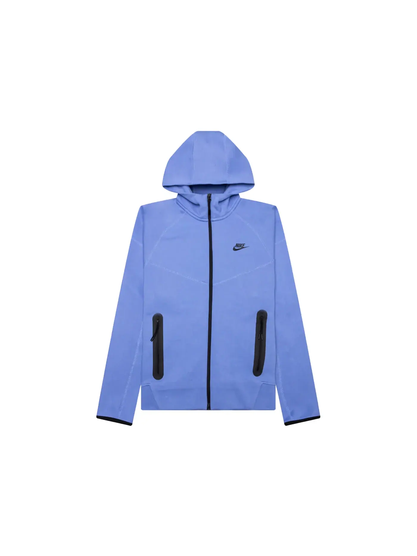 Мужская худи с принтом Tech Fleece Windrunner Nike — изображение 1 из 1, черный