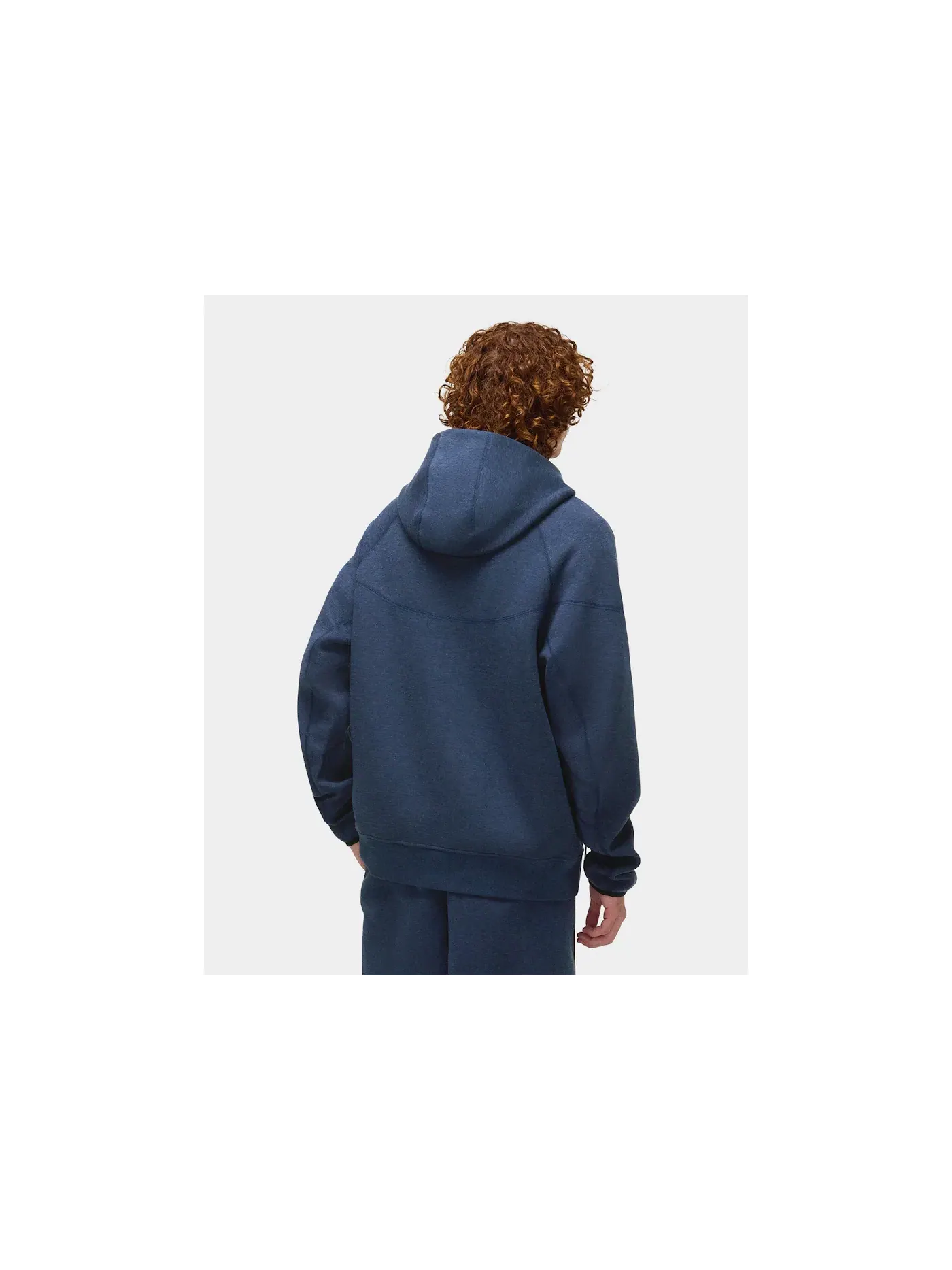 Мужская худи с молнией Nike Sportswear Tech Fleece Windrunner — изображение 4 из 5, черный