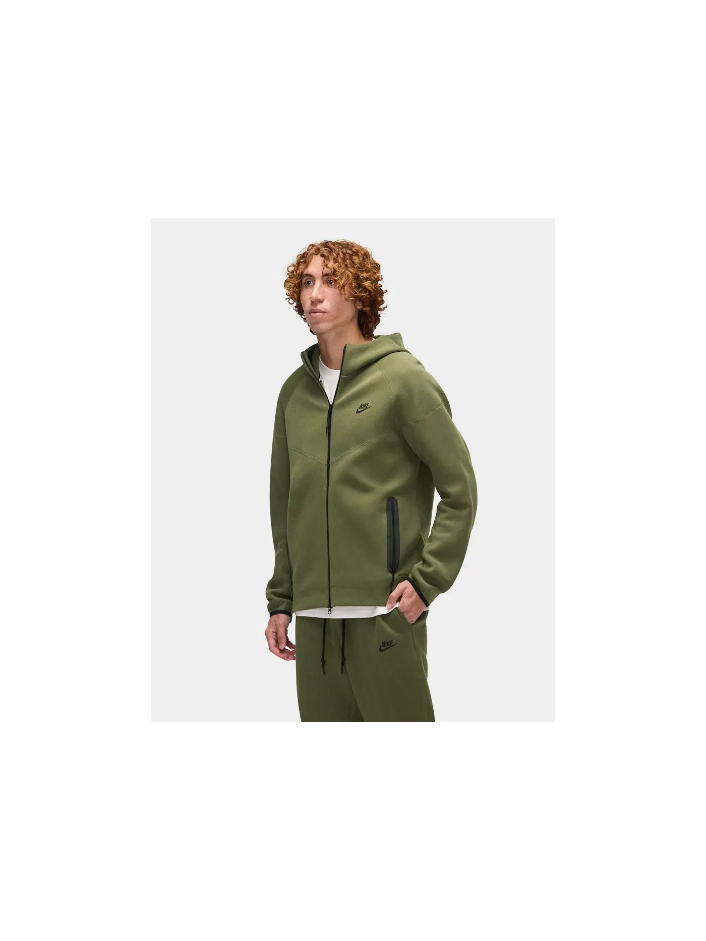 Мужская худи с длинным рукавом Nike Sportswear Tech Fleece Windrunner Full-Zip Hoodie Nike — изображение 3 из 5
