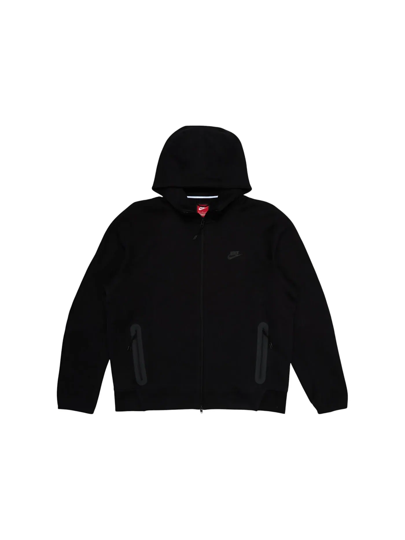 Мужская худи с молнией Nike Tech Fleece Windrunner — изображение 1 из 5, черный/черный