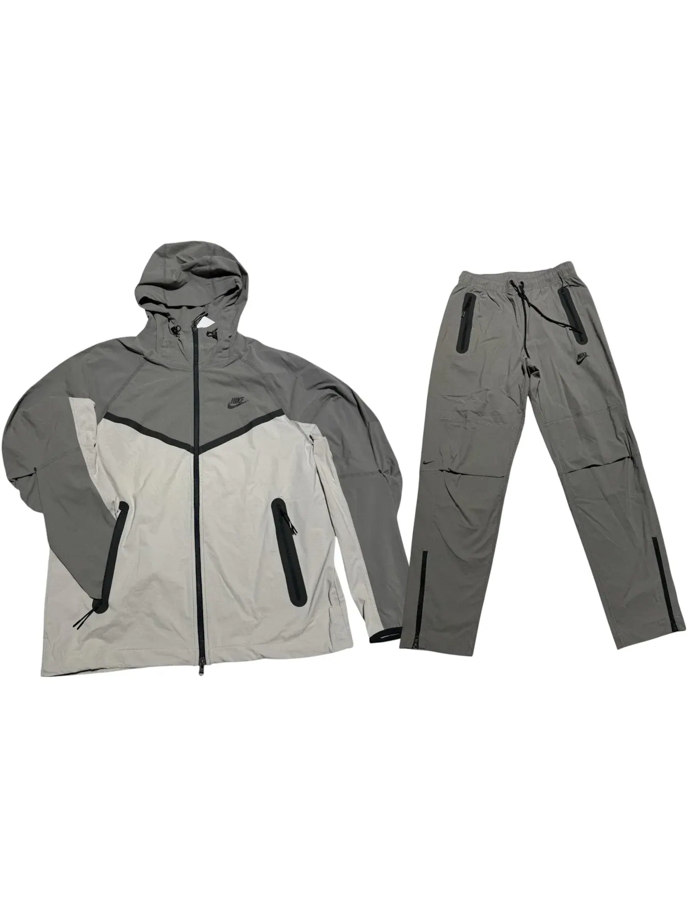 Мужской спортивный комплект с капюшоном Nike Sportswear Tech Fleece Woven Full Zip Hoodie & Joggers Set — изображение 1 из 1