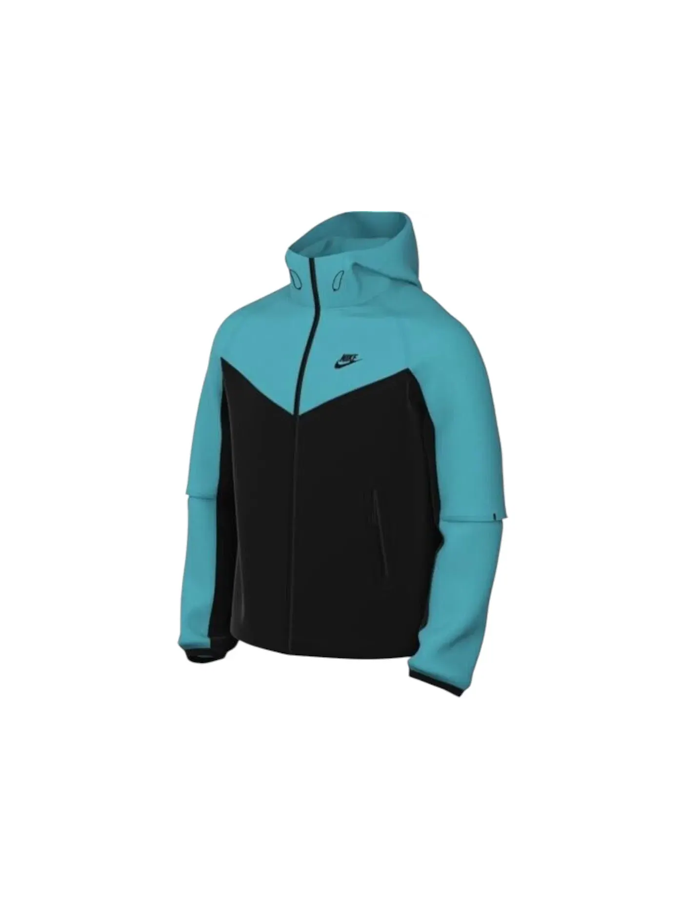 Мужская худи с длинным рукавом Nike — изображение 1 из 1, черный