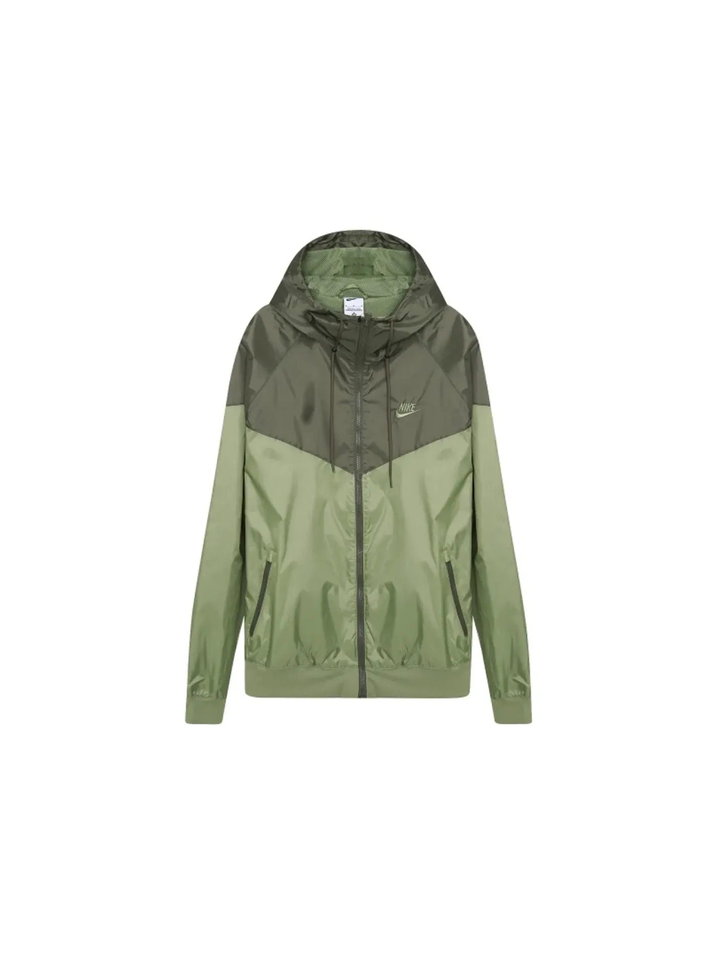 Мужская куртка-ветровка с капюшоном Nike Sportswear Windrunner — изображение 1 из 2, оливковый