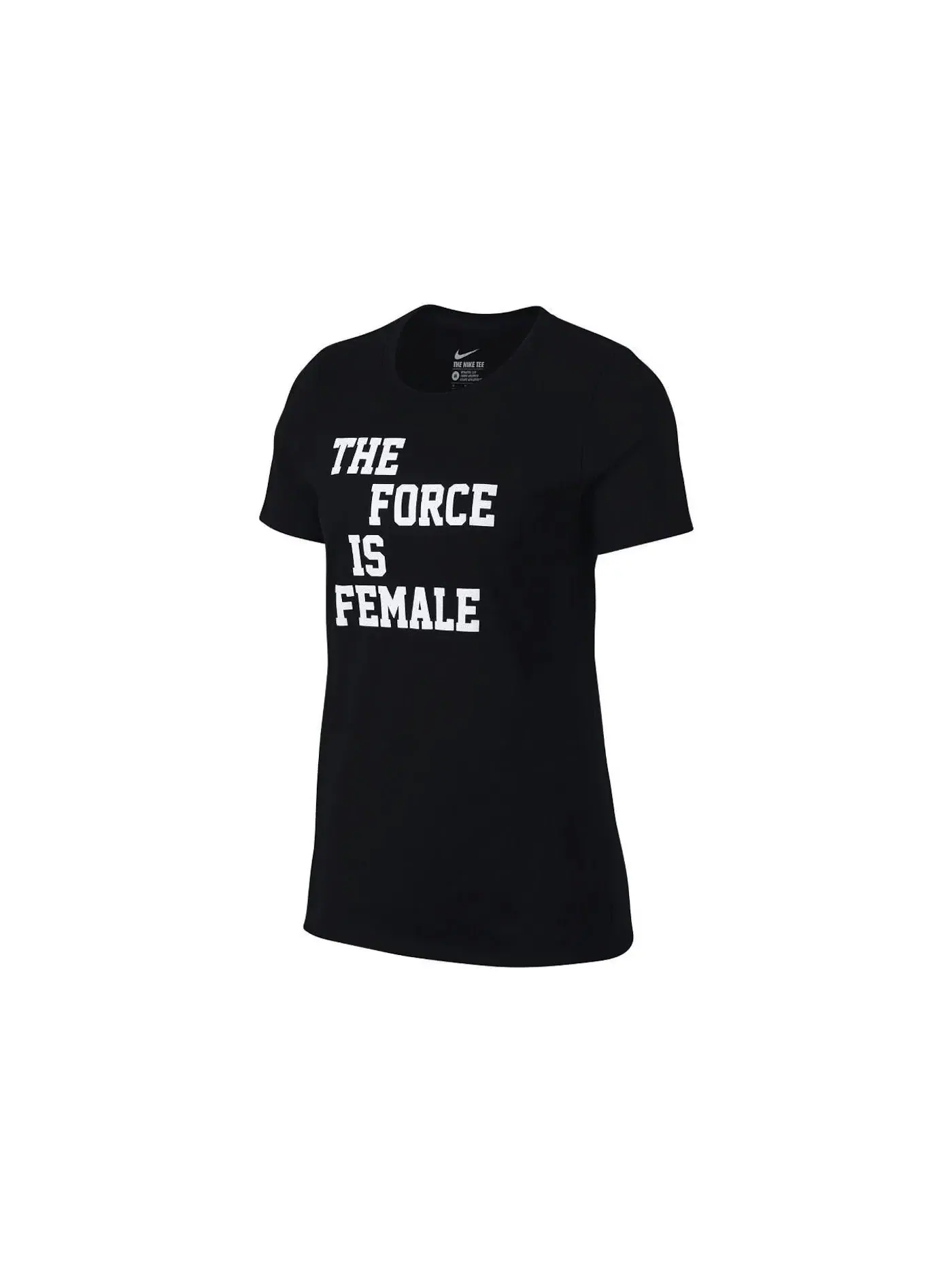 Женская футболка с принтом Nike Sportswear Women's Force Is Female — изображение 1 из 1, черный