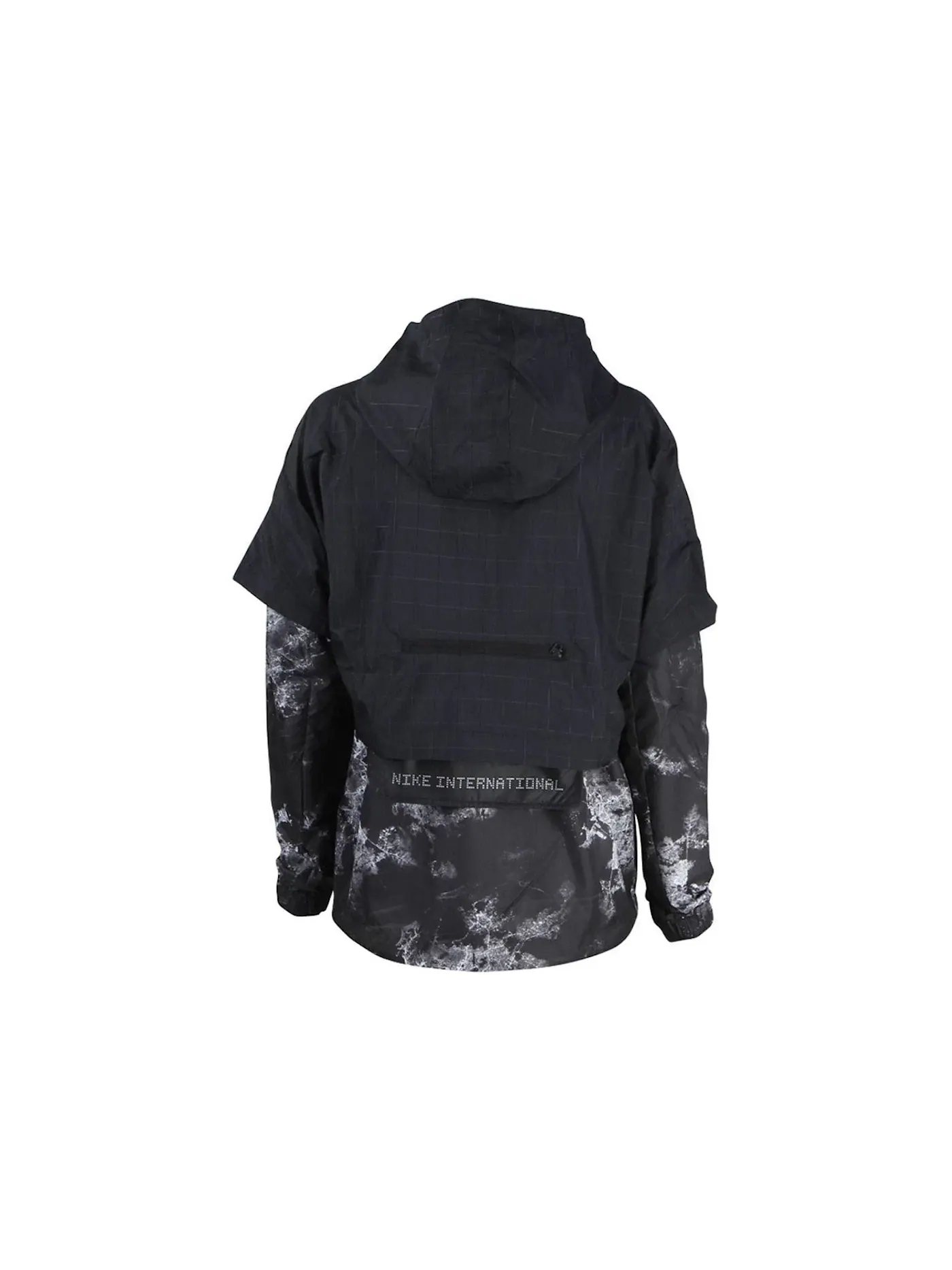 Женская ветрозащитная куртка с длинным рукавом Nike Sportswear Windrunner — изображение 2 из 2, черный