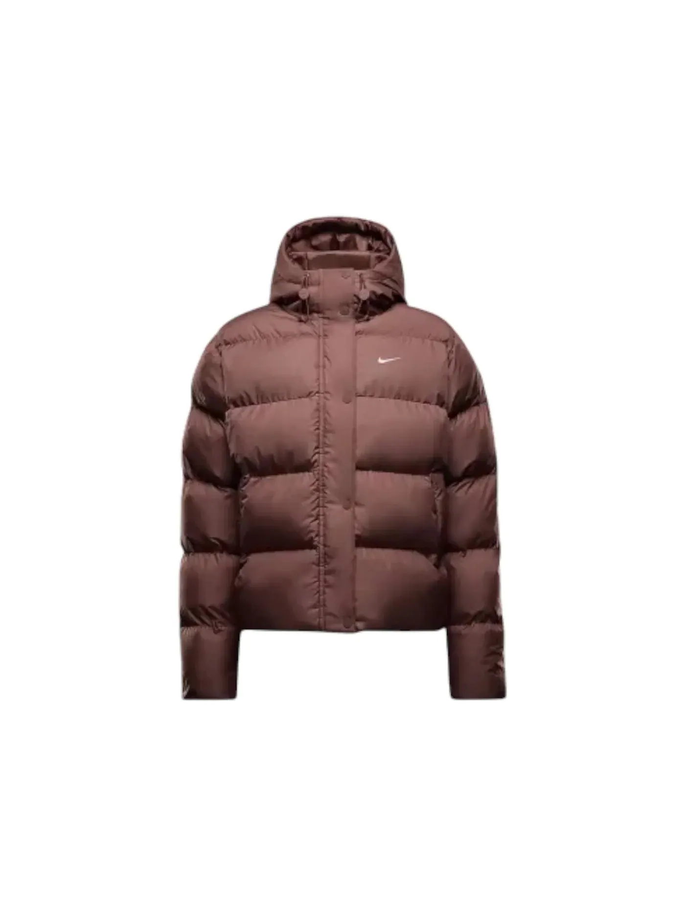 Женская куртка-пуховик свободного кроя с капюшоном Nike Sportswear Metro Puffer Therma-FIT Loose Hooded Jacket, красный