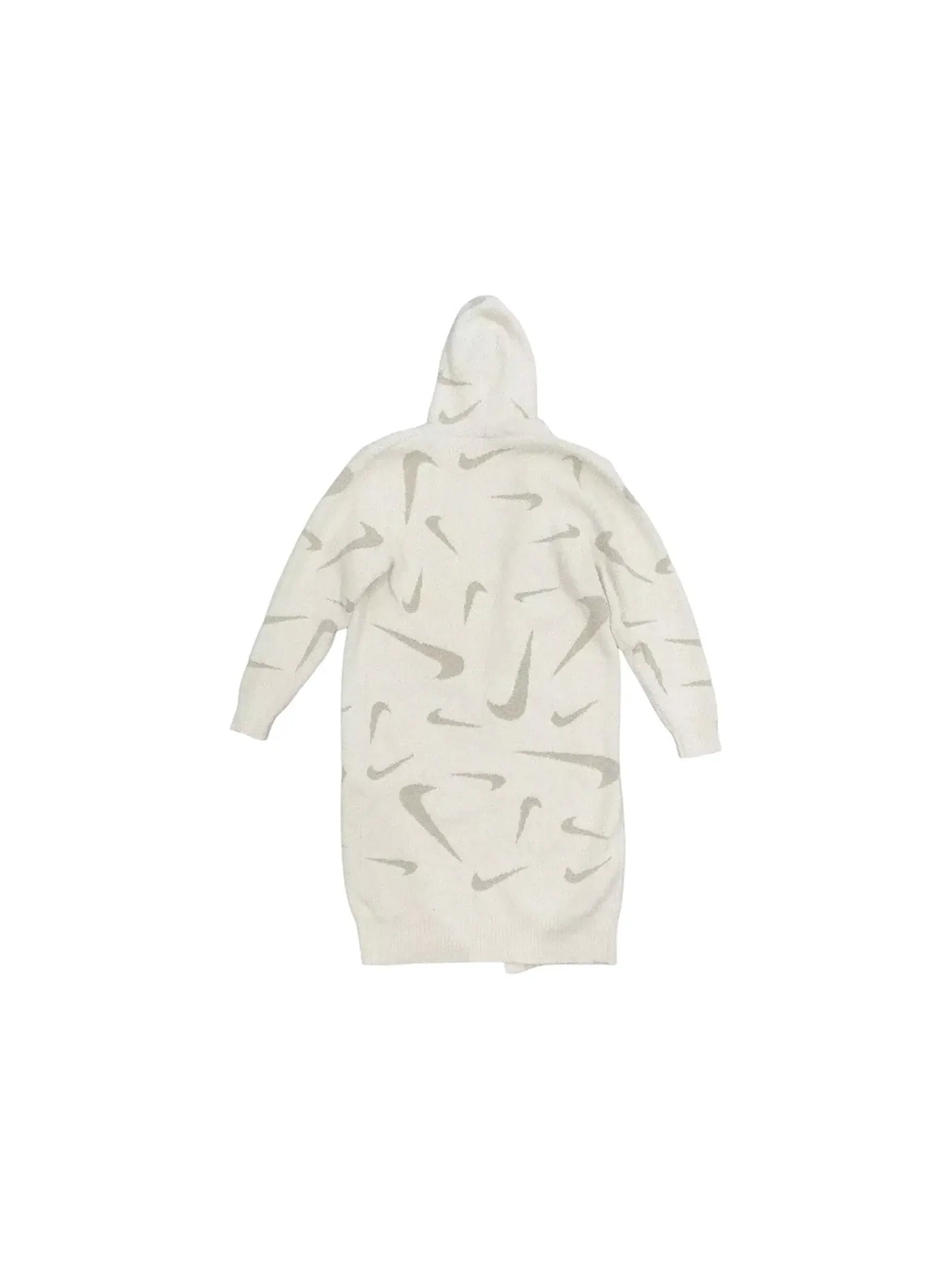 Женский кардиган с ворсистой фактурой Nike Phoenix Cozy Boucle Long Knit — изображение 2 из 2, белый