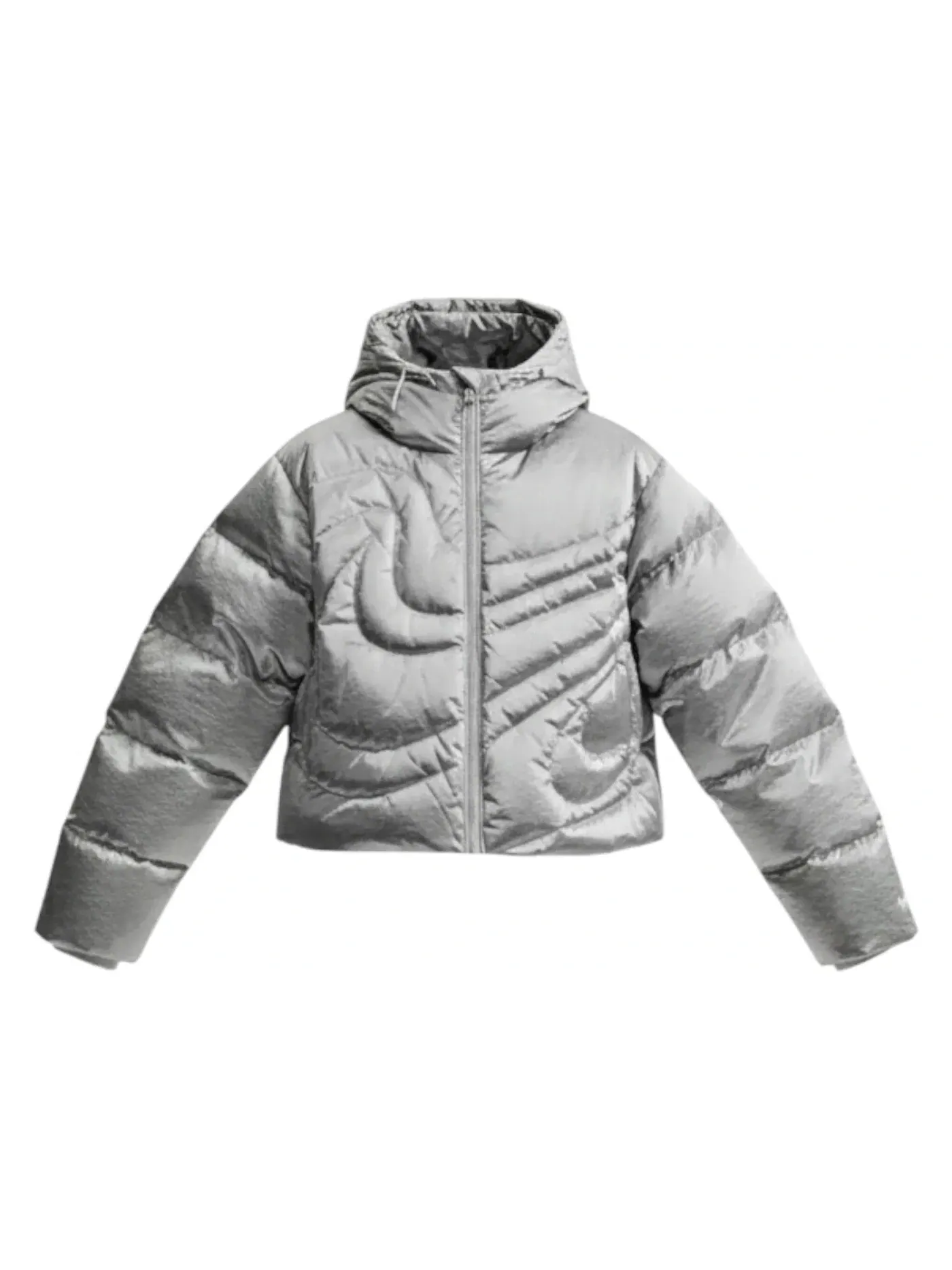Женская куртка-пуховик оверсайз с принтом Swoosh Series Therma-FIT Nike — изображение 1 из 1
