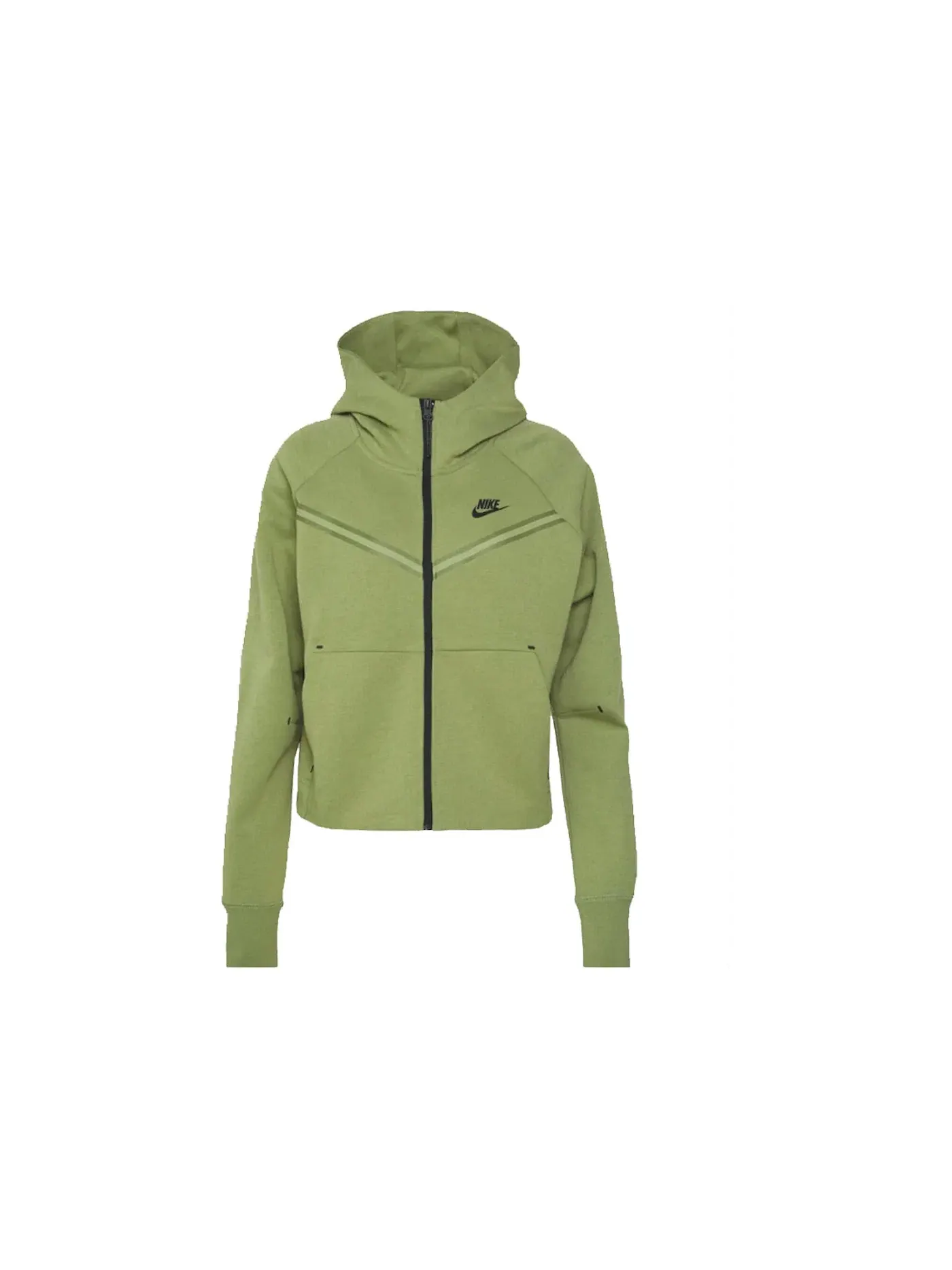 Женская худи с длинным рукавом Nike Sportswear Tech Fleece Full-Zip Hoodie — изображение 1 из 1, черный