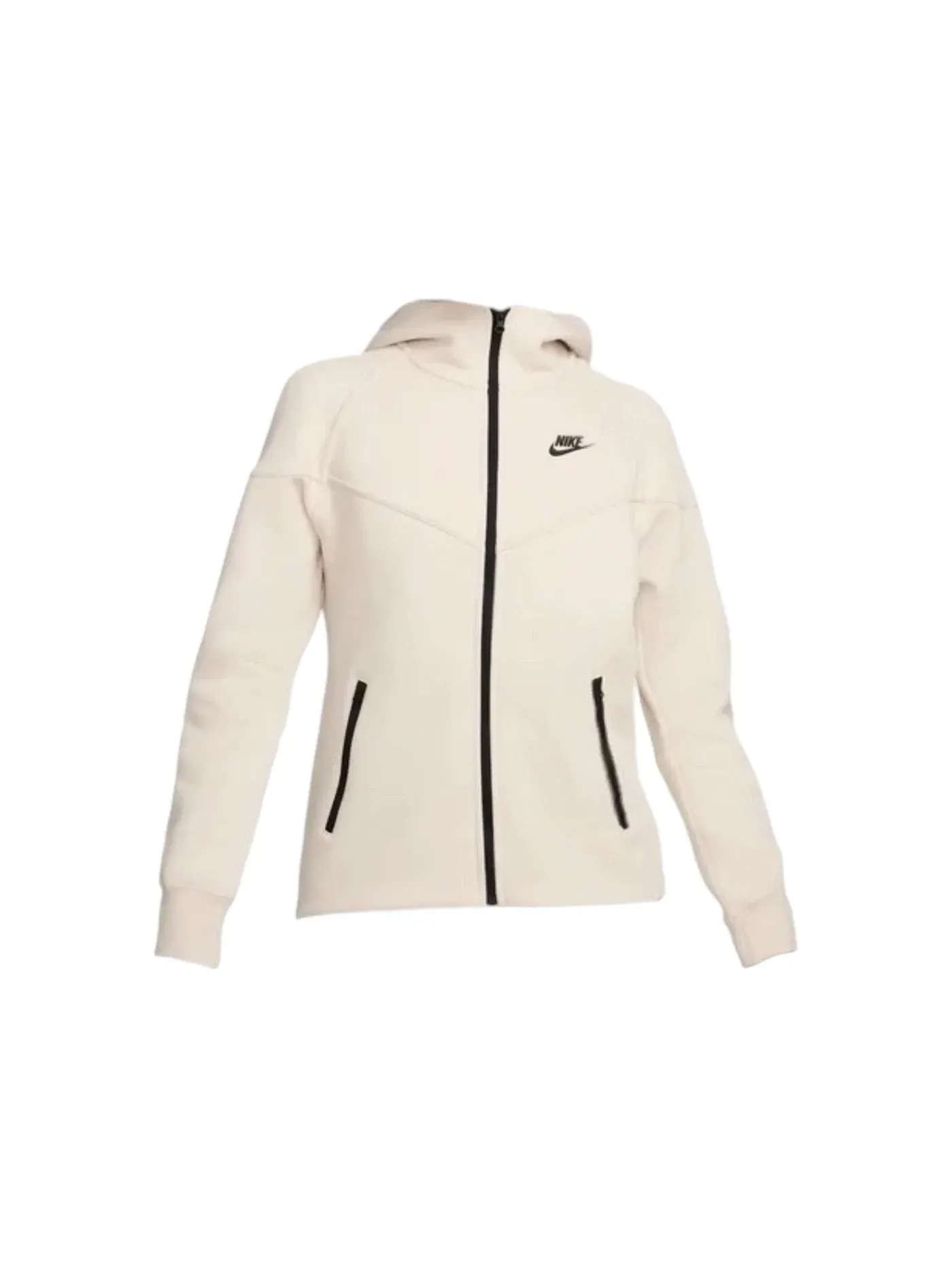 Женская худи Tech Fleece Windrunner с полной застежкой-молнией Nike — изображение 1 из 2, светлый коричневый