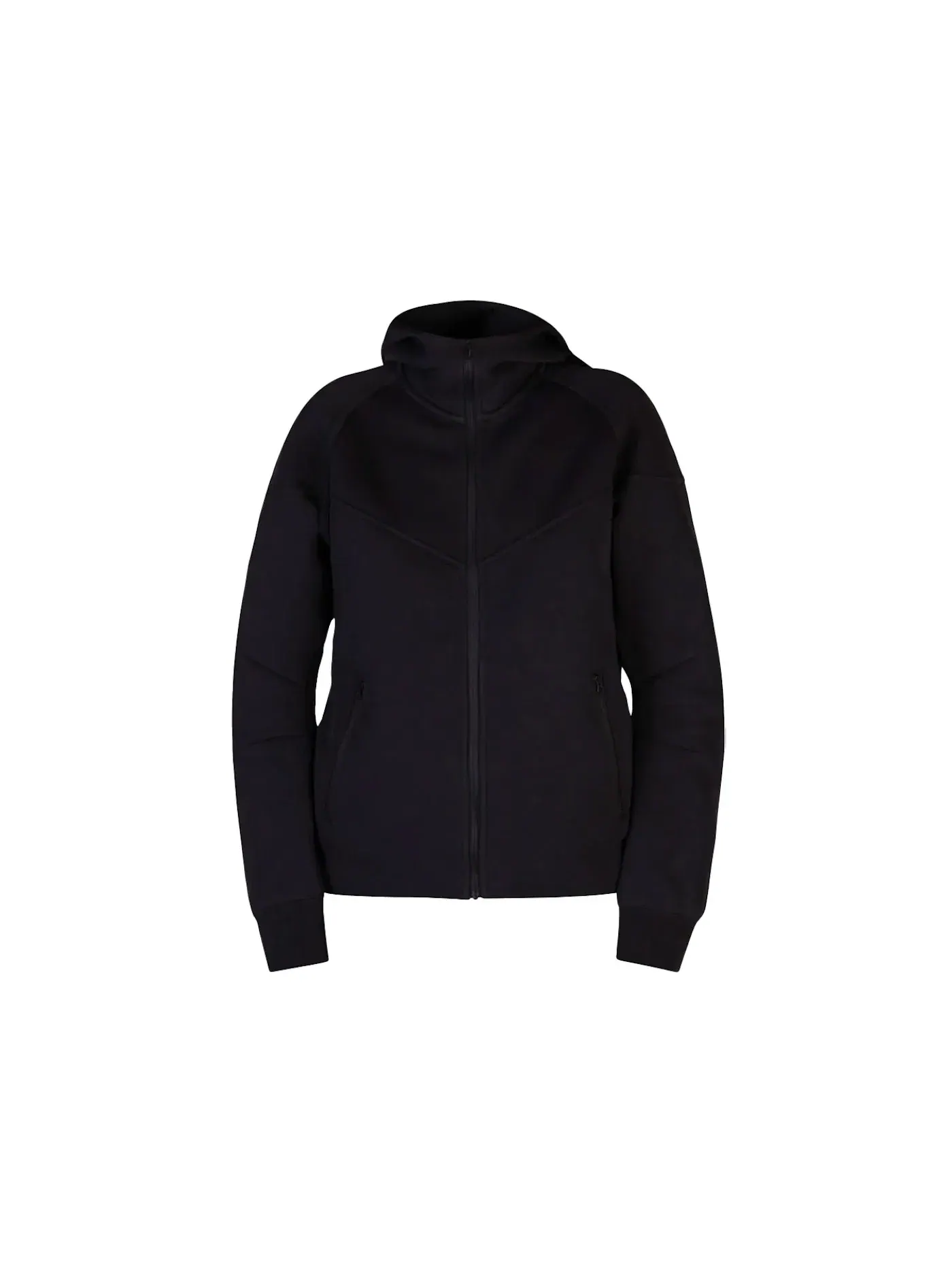 Женская худи с длинным рукавом Nike Sportswear Tech Fleece Windrunner Nike — изображение 1 из 1, черный/черный
