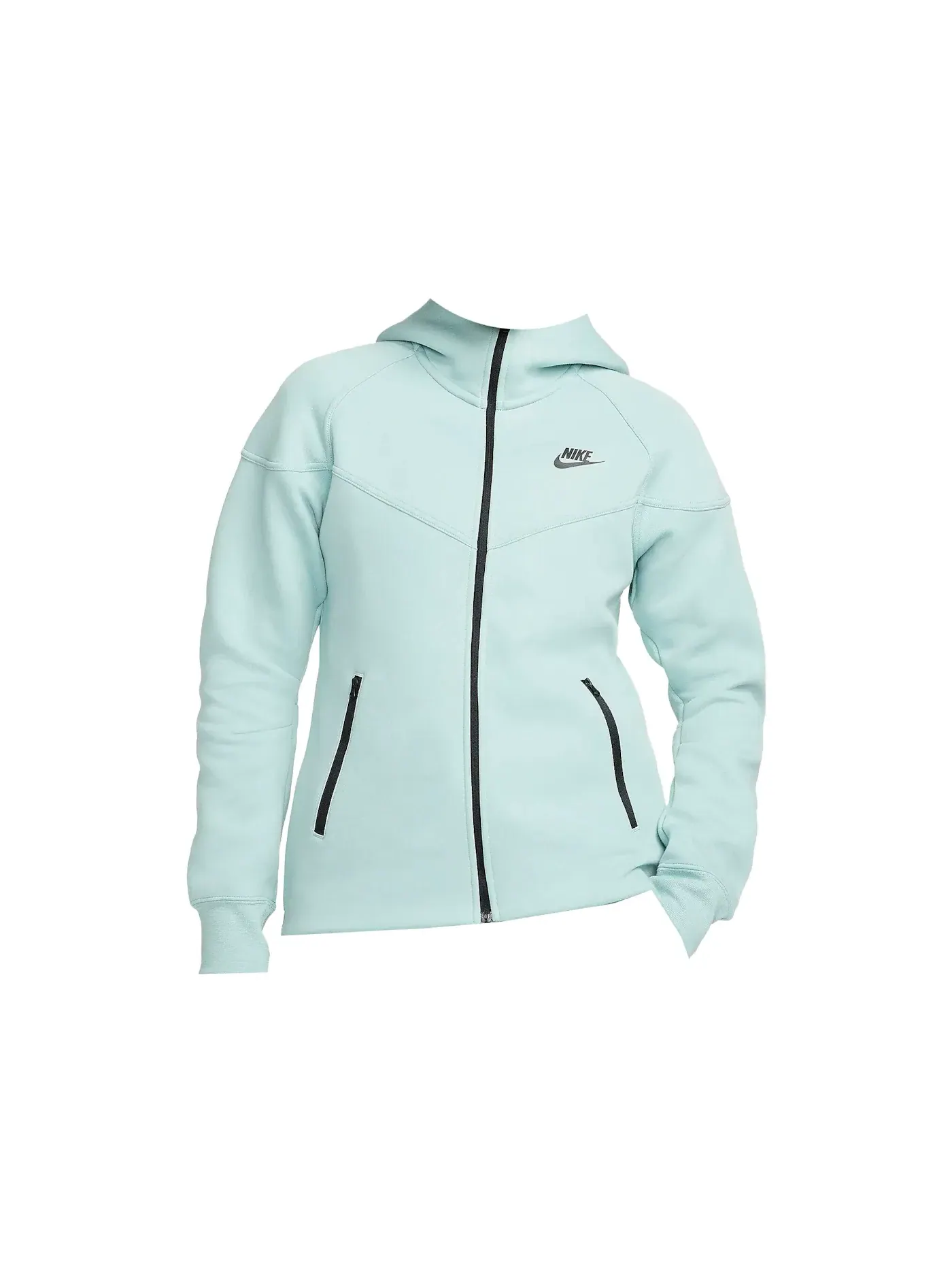 Женская худи с длинным рукавом Nike Sportswear Tech Fleece Windrunner — изображение 1 из 1, черный