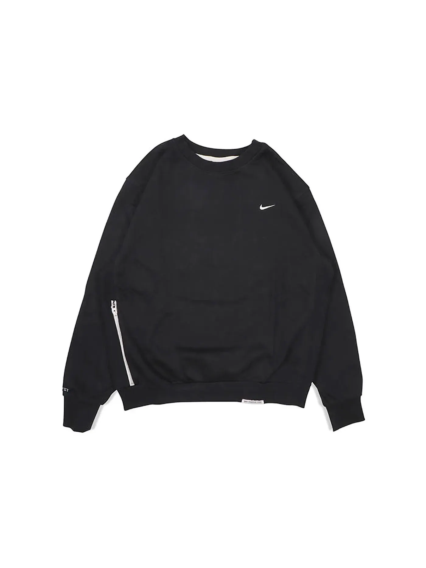 Мужской свитшот свободного кроя с принтом Nike Standard Issue Basketball Crew Dri-Fit Loose Fit Sweatshirt Nike, черный