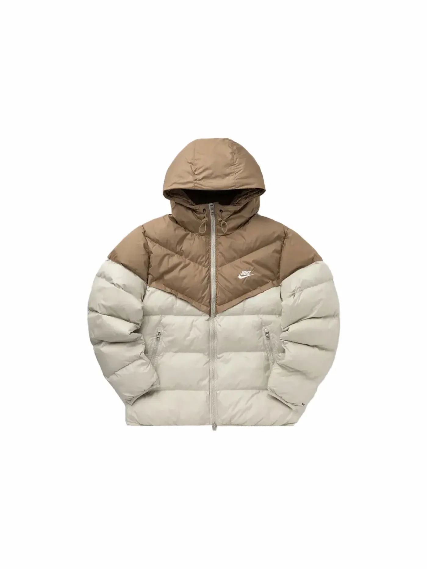 Мужская куртка-пуховик с принтом Nike Storm Fit Windrunner Primaloft Puffer Jacket Nike — изображение 1 из 1, хаки/светлый