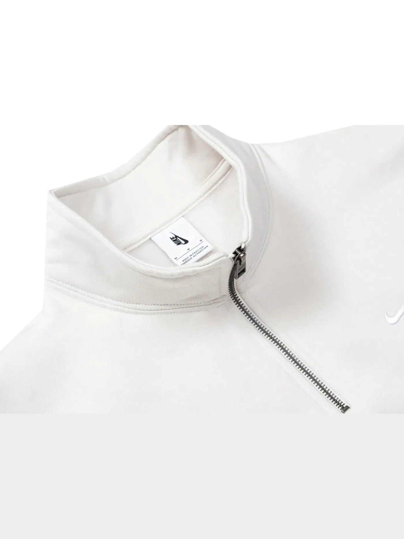 Мужская куртка с молнией и воротником-стойкой Nike Swoosh Quarter Zip Top — изображение 2 из 2, белый