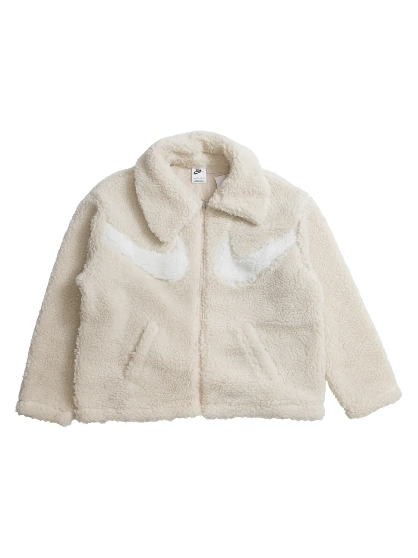 Женская куртка Nike Swoosh Womens Full-Zip Jacket, Rattan/Sail — изображение 1 из 2