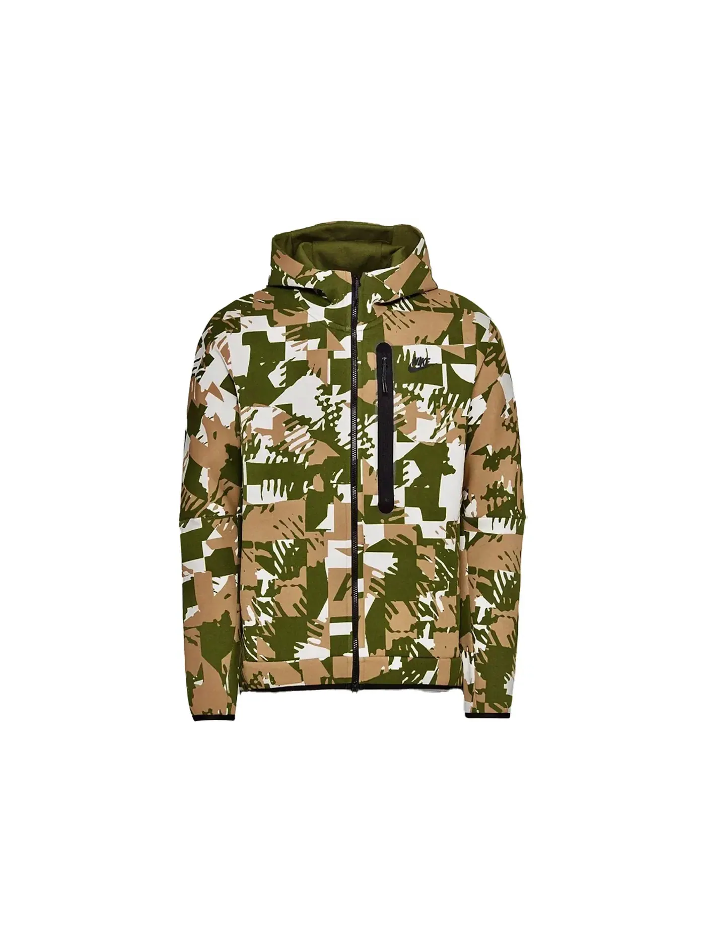 Мужская куртка с камуфляжным принтом Nike Tech Fleece Camo Jacket — изображение 1 из 1