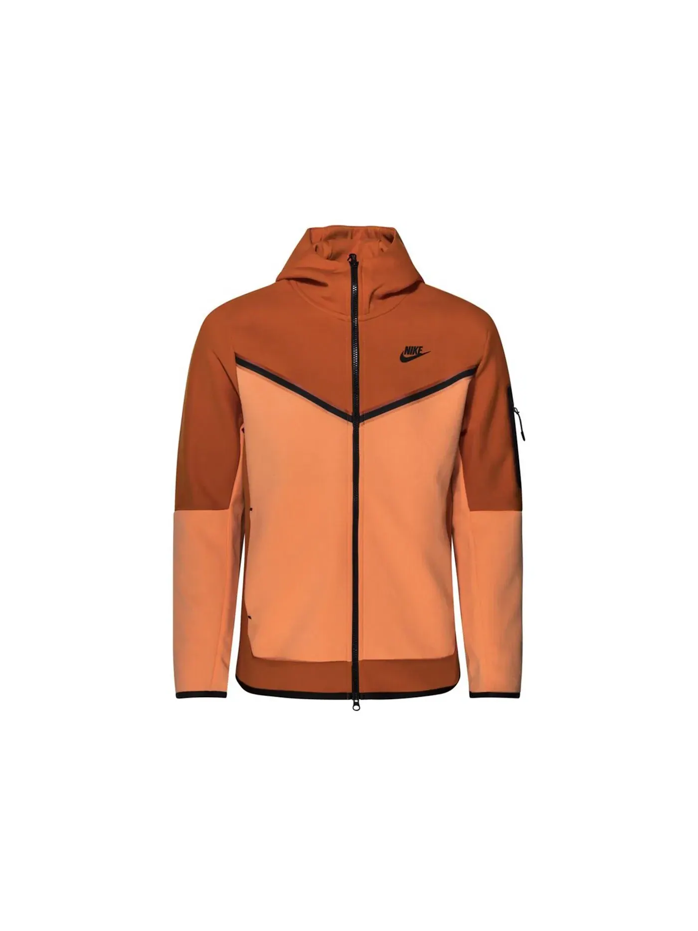 Мужская куртка-худи из футера с принтом Nike Sportswear Tech Fleece Full-Zip Hoodie — изображение 1 из 1