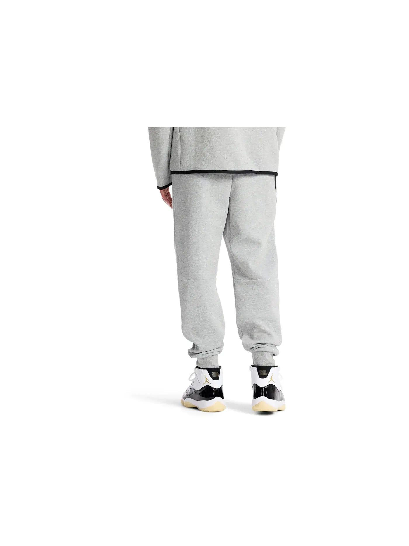 Мужской спортивный комплект с капюшоном Full Zip Hoodie & Joggers Set Nike — изображение 3 из 3, серый