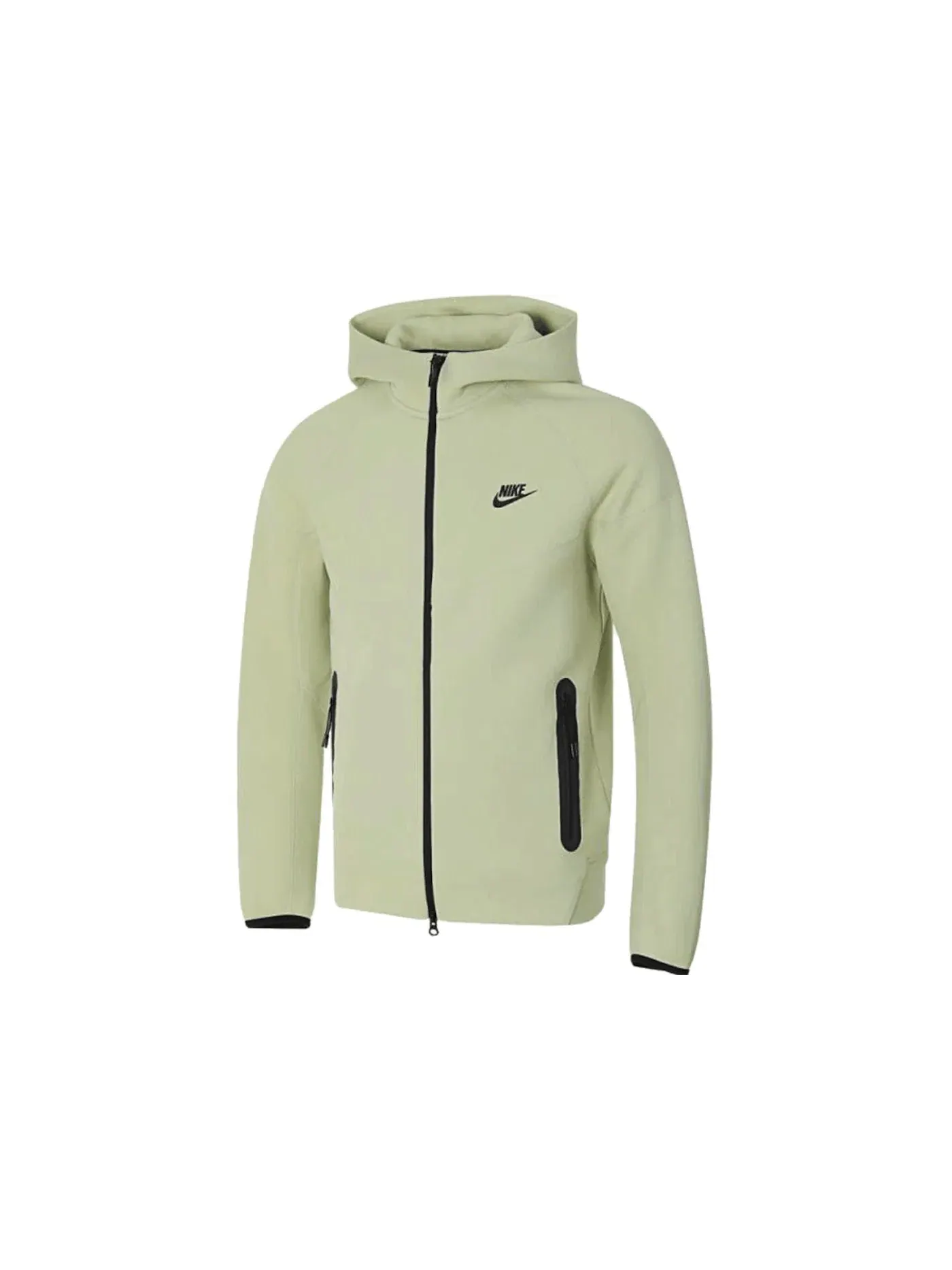 Мужская куртка-ветровка с капюшоном Nike Tech Fleece Full-Zip Windrunner — изображение 1 из 1, желтый/зеленый