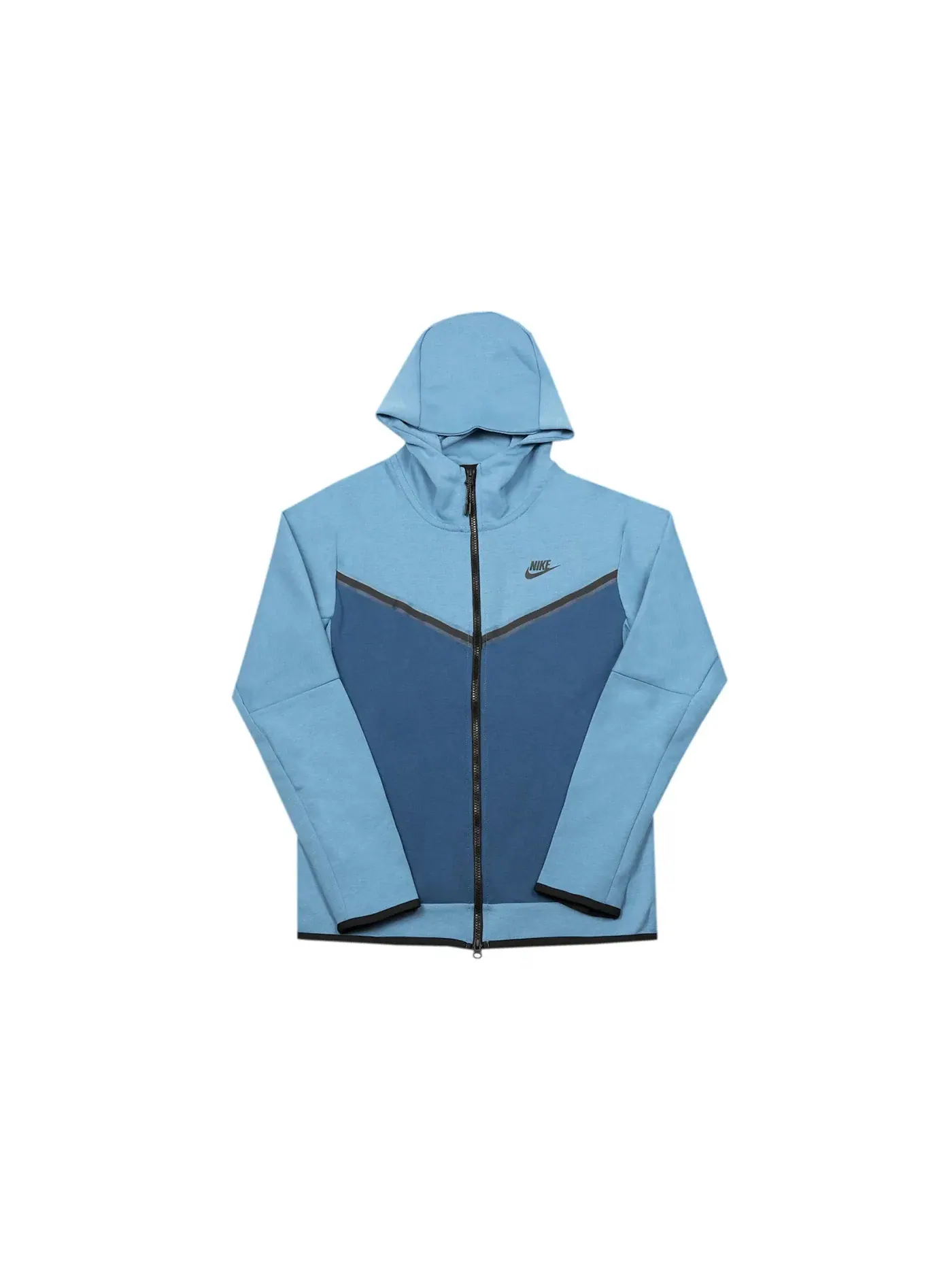 Мужская куртка-худи с технологией Tech Fleece Nike — изображение 1 из 1, синий/синий/черный