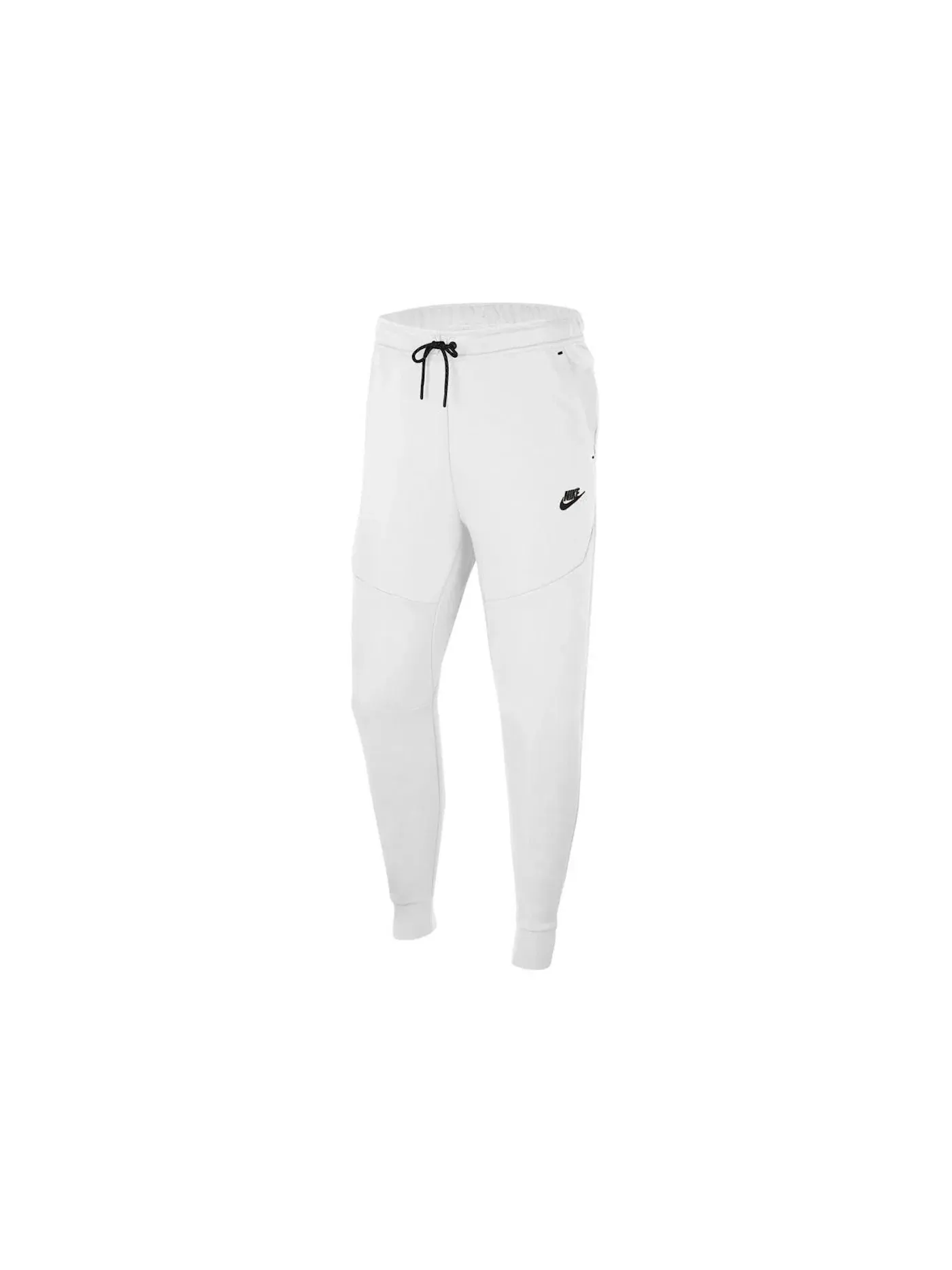 Мужские спортивные штаны из флиса Tech Fleece Nike — изображение 1 из 2, белый/черный