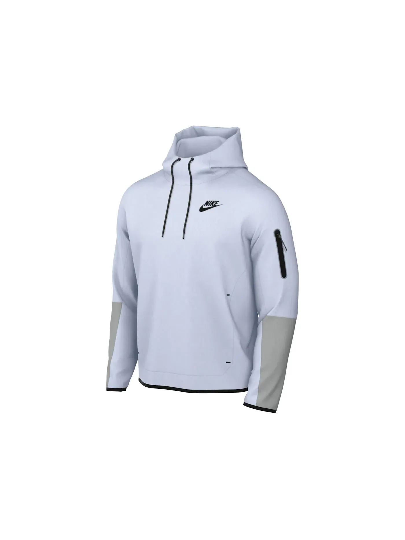 Мужской пуловер с длинным рукавом Nike Sportswear Tech Fleece Pullover Nike — изображение 1 из 1, белый