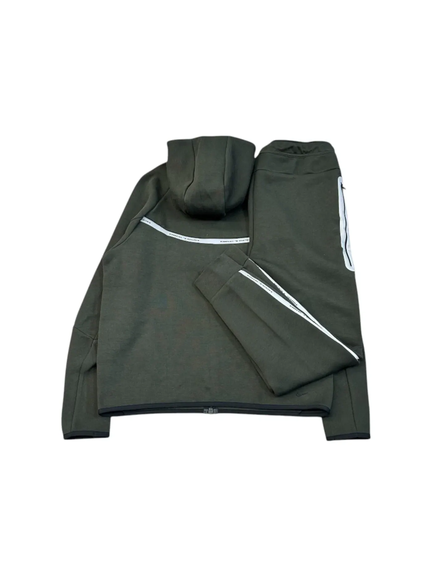 Мужской спортивный костюм с принтом Nike Tech Fleece Tracksuit — изображение 2 из 2, черный