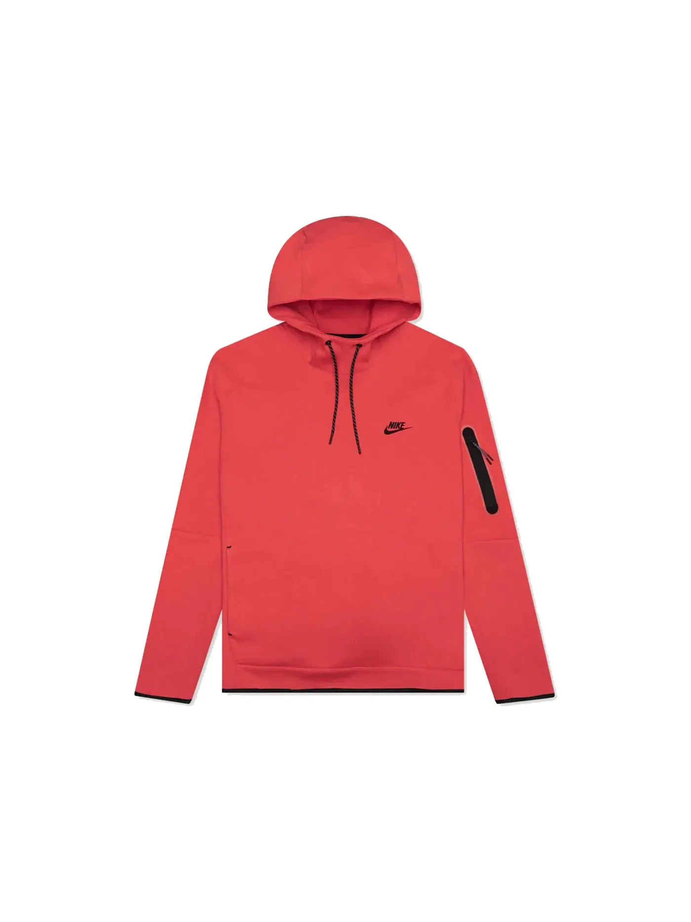 Мужской свитшот с капюшоном из футера Tech Fleece Nike — изображение 1 из 2, оранжевый