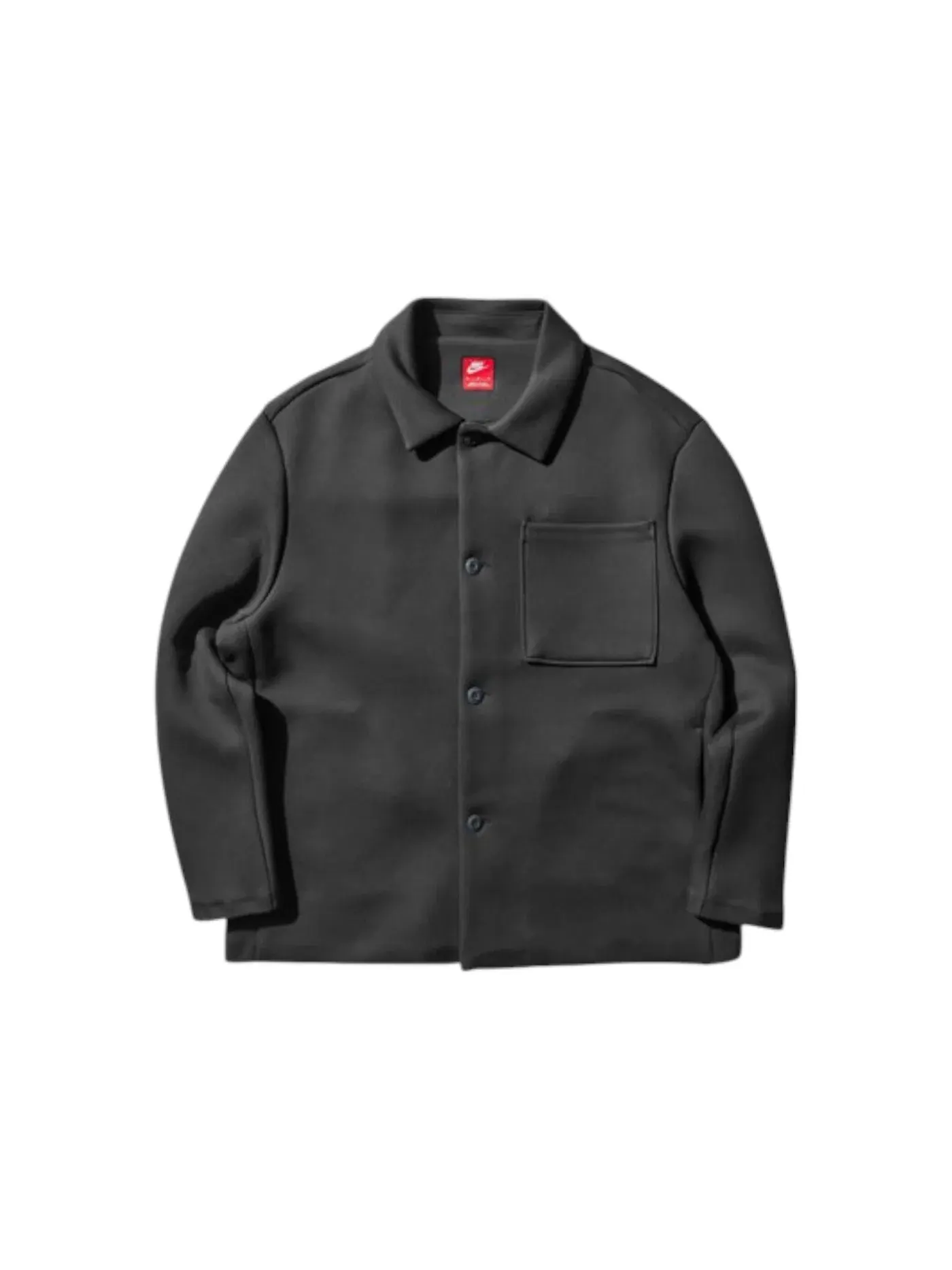 Мужская куртка-рубашка с длинным рукавом Nike Shacket — изображение 1 из 1, серый