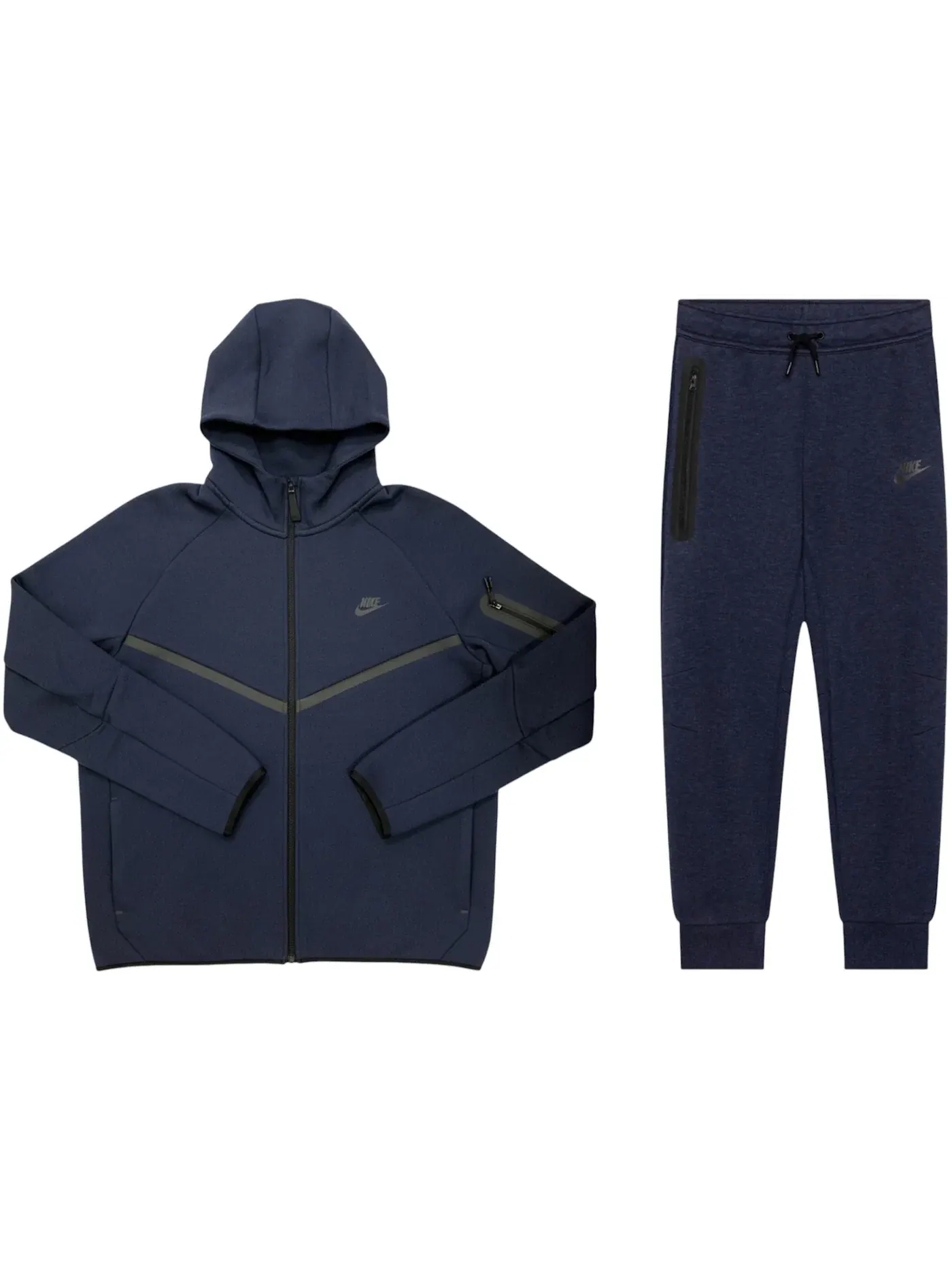Мужской комплект из худи и джоггеров Tech Fleece Windrunner Nike — изображение 1 из 1, черный