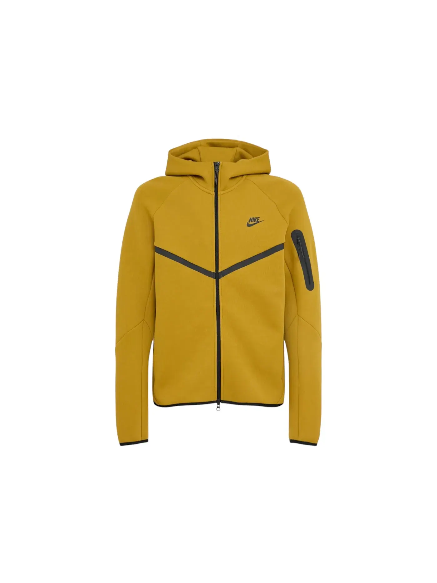 Мужская худи Nike Tech Fleece Windrunner Full Zip Hoodie — изображение 1 из 1, черный
