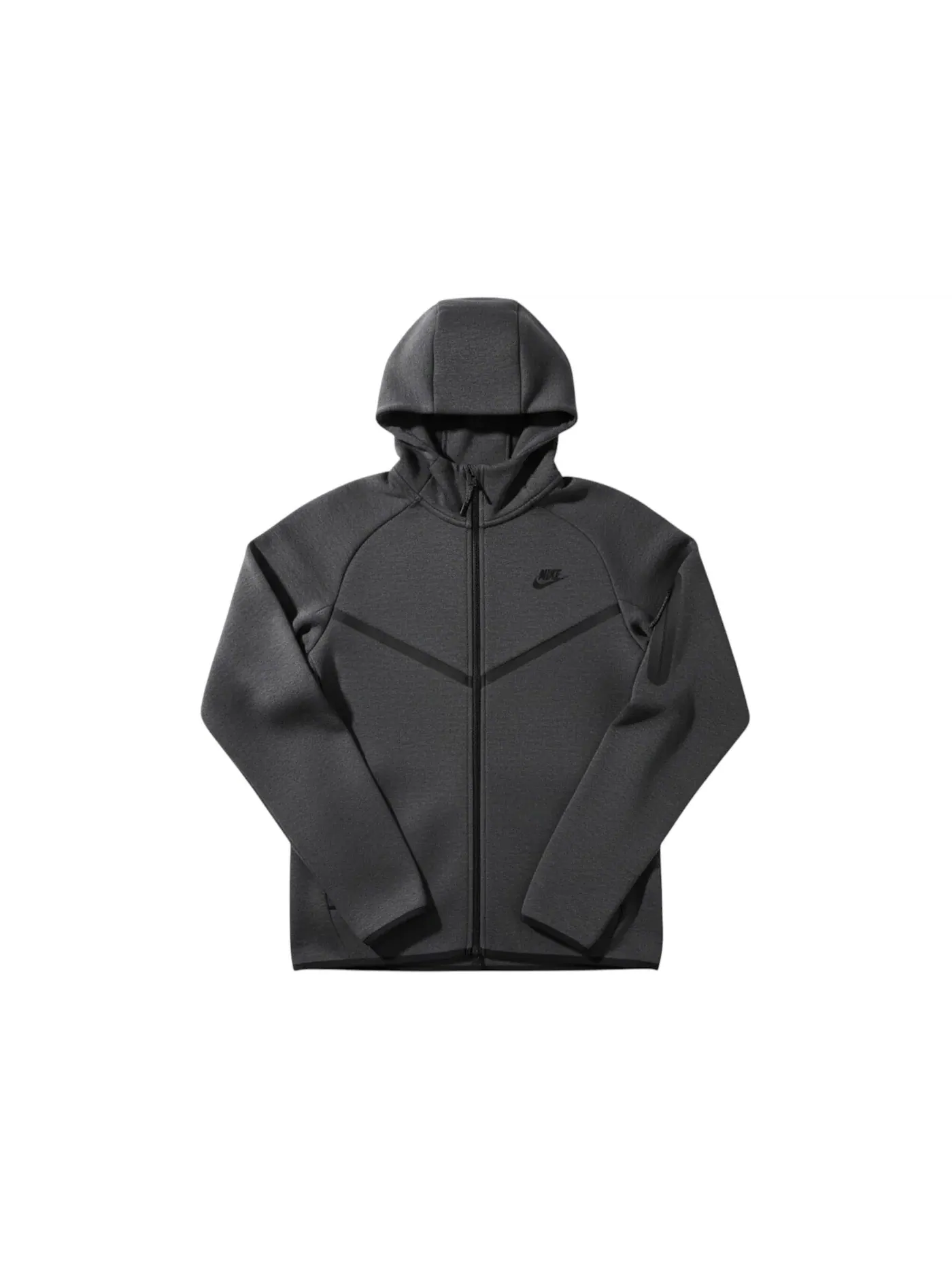 Мужская худи с застежкой-молнией Tech Fleece Windrunner Nike — изображение 1 из 1, черный/черный