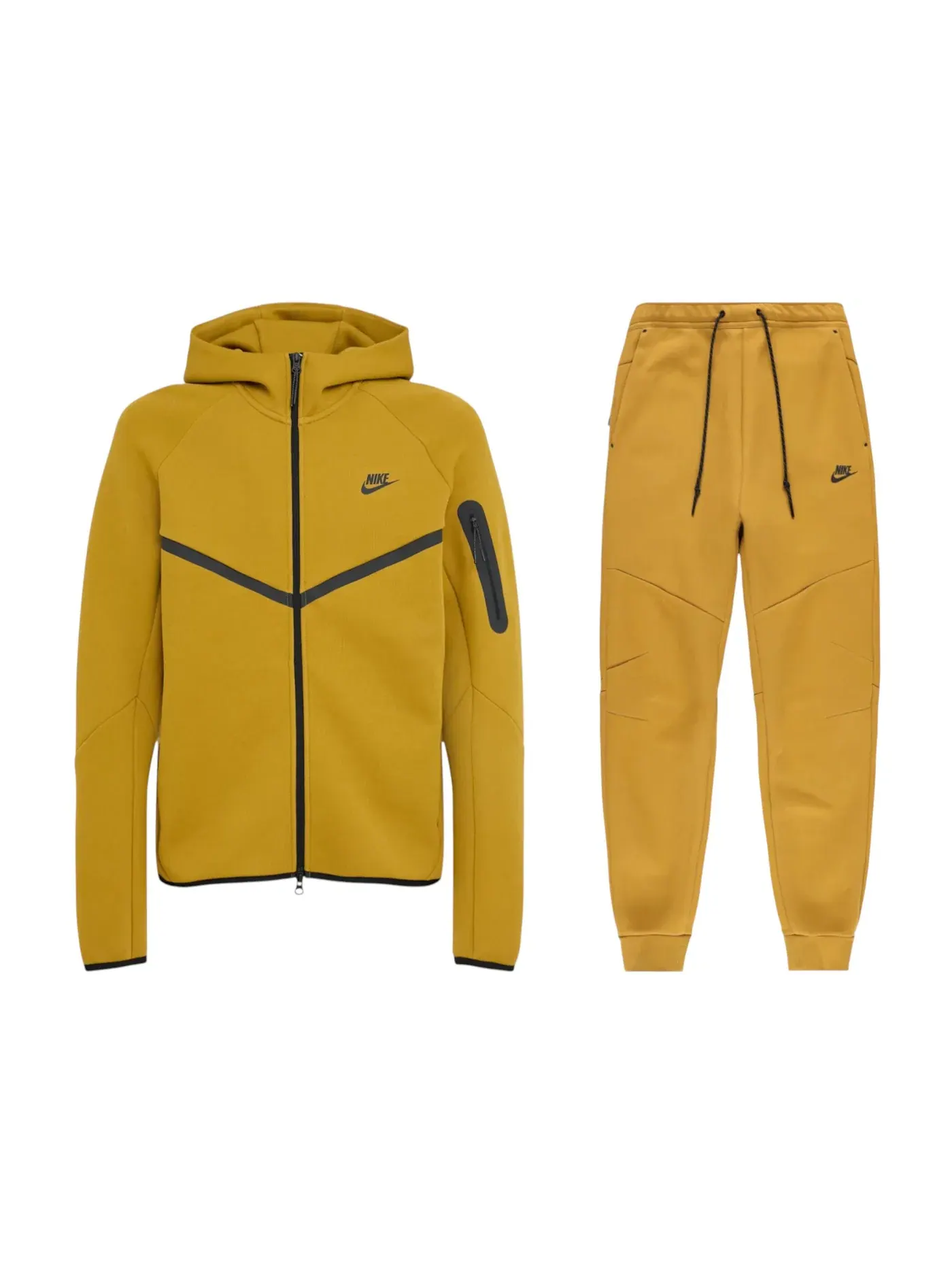 Мужской комплект из худи и джоггеров Nike Tech Fleece Windrunner Full Zip Nike — изображение 1 из 1, черный