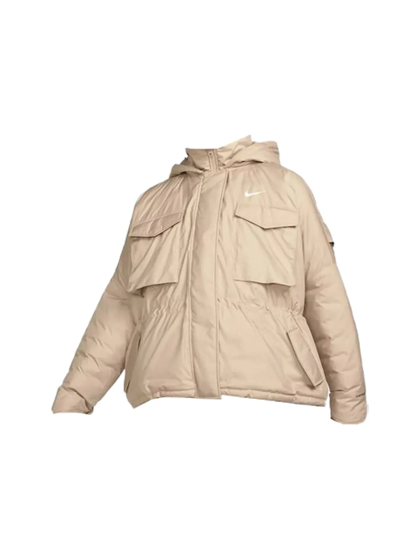 Женская куртка M65 с защитой от дождя и ветра Nike Therma-Fit Repel — изображение 1 из 2, бежевый