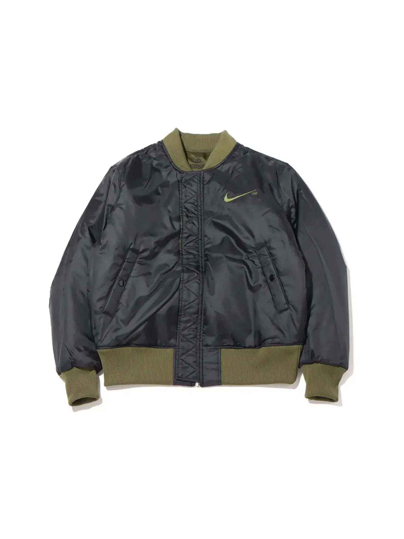 Мужская куртка-бомбер синтетическая двусторонняя Nike Therma-FIT Synthetic Phil Reversible Bomber — изображение 3 из 3