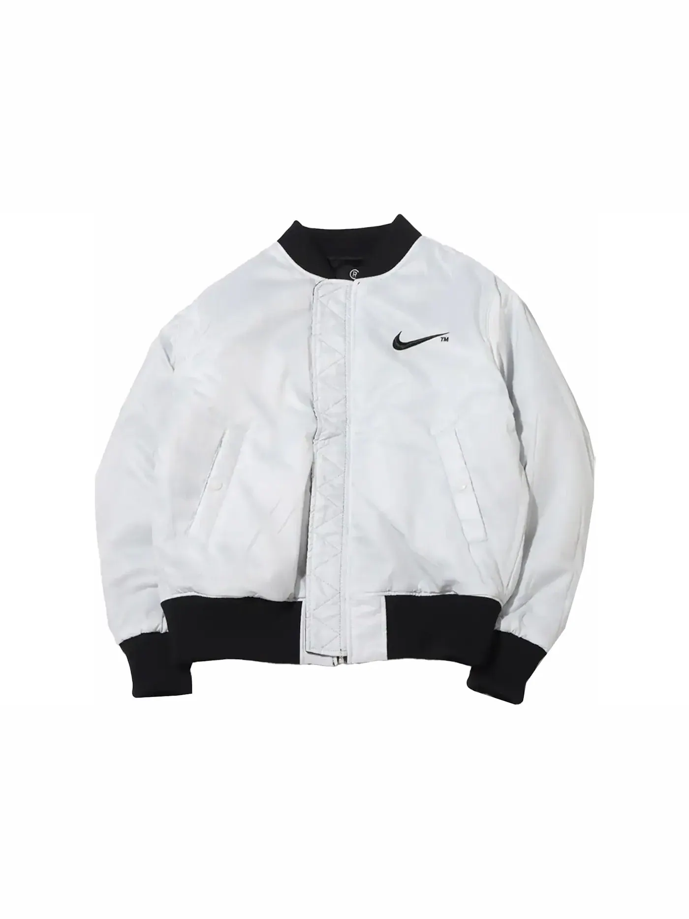 Мужская куртка-бомбер утепленная с принтом Nike Therma-FIT Synthetic Phil Reversible — изображение 3 из 3, черный