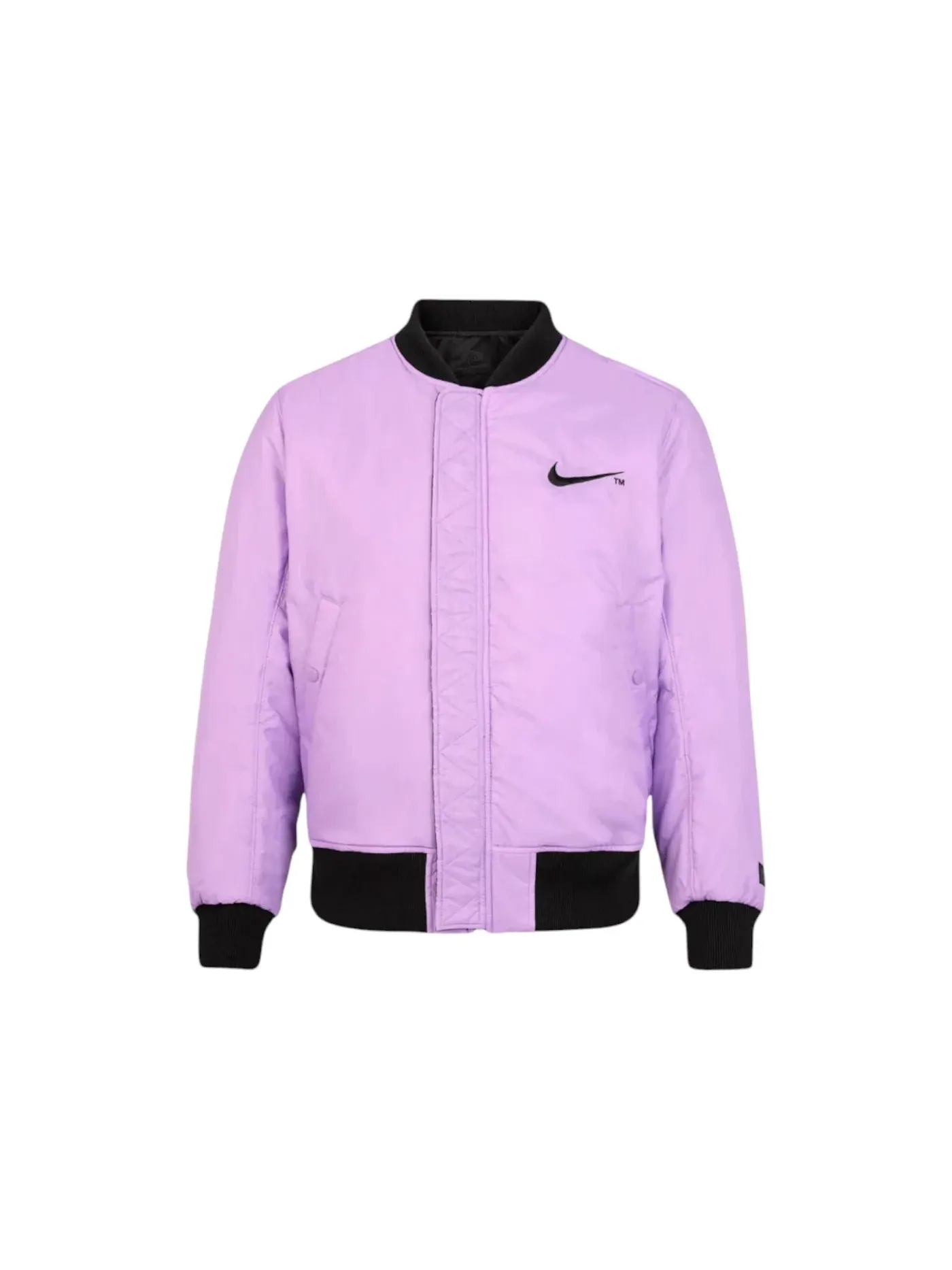 Мужская куртка-бомбер двусторонняя Nike Tottenham Hotspur 2023/24 — изображение 2 из 2, черный/фиолетовый