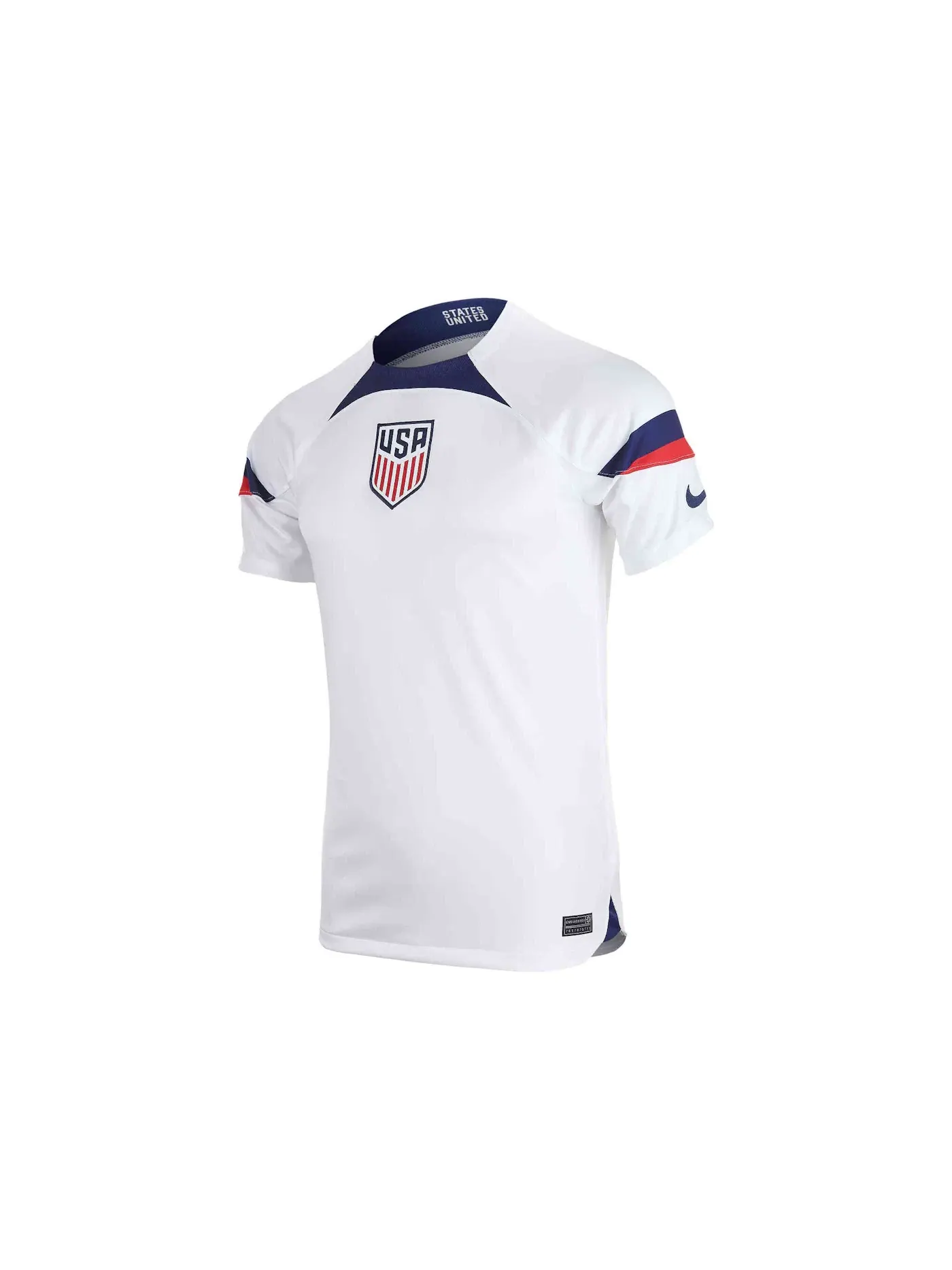 Мужская футбольная футболка с длинным рукавом Nike Jersey — изображение 1 из 2, белый/синий