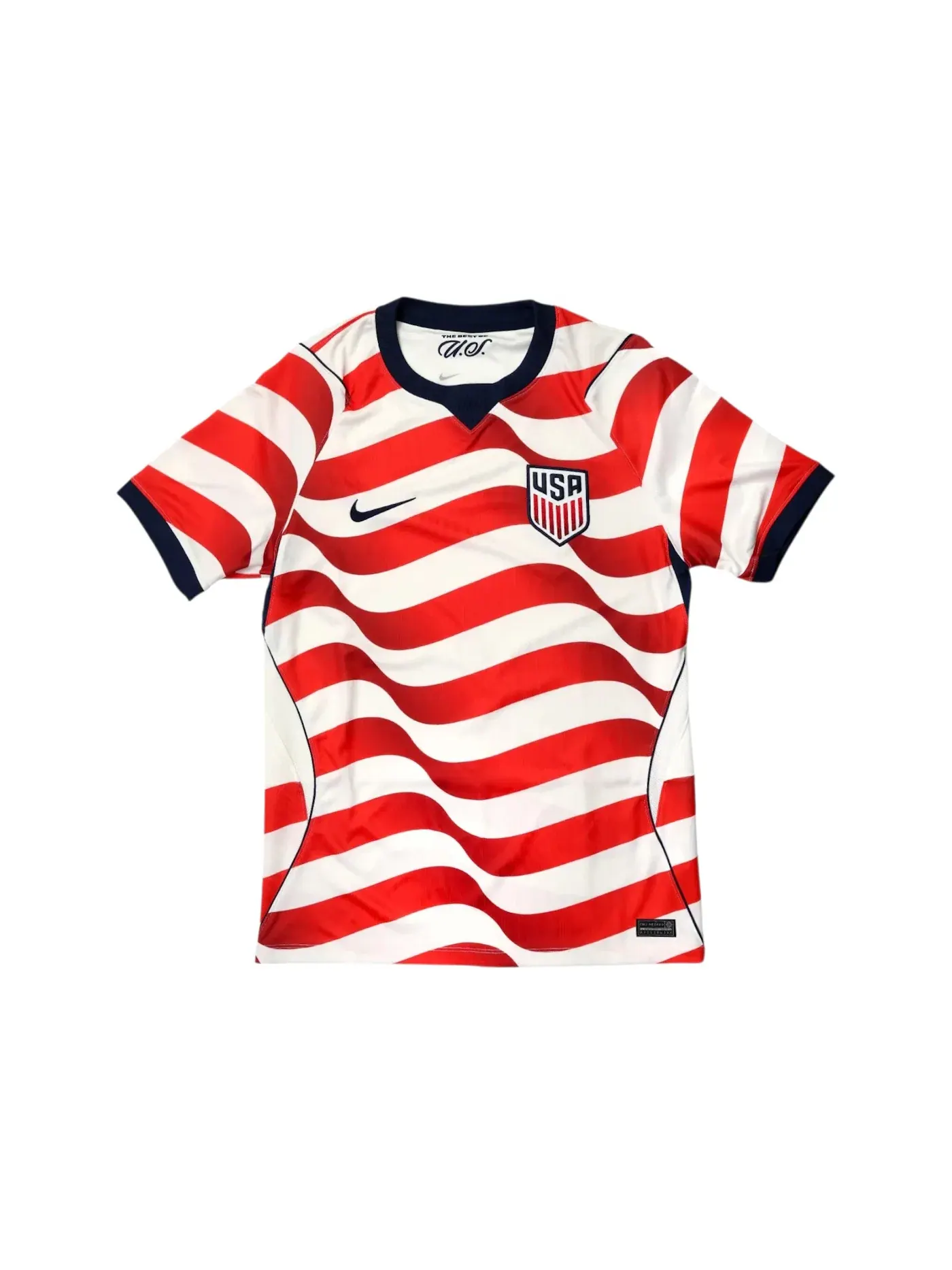 Мужская футбольная футболка с длинным рукавом Nike USMNT 2026 Dri-Fit Stadium Home Replica Jersey — изображение 1 из 1