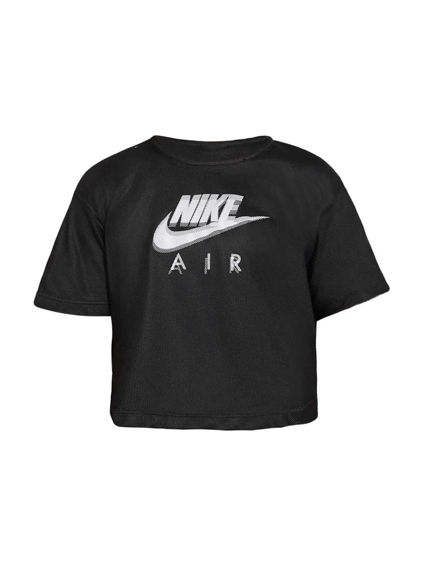 Женская футболка с сетчатой вставкой Nike T-shirt — изображение 1 из 1, черный