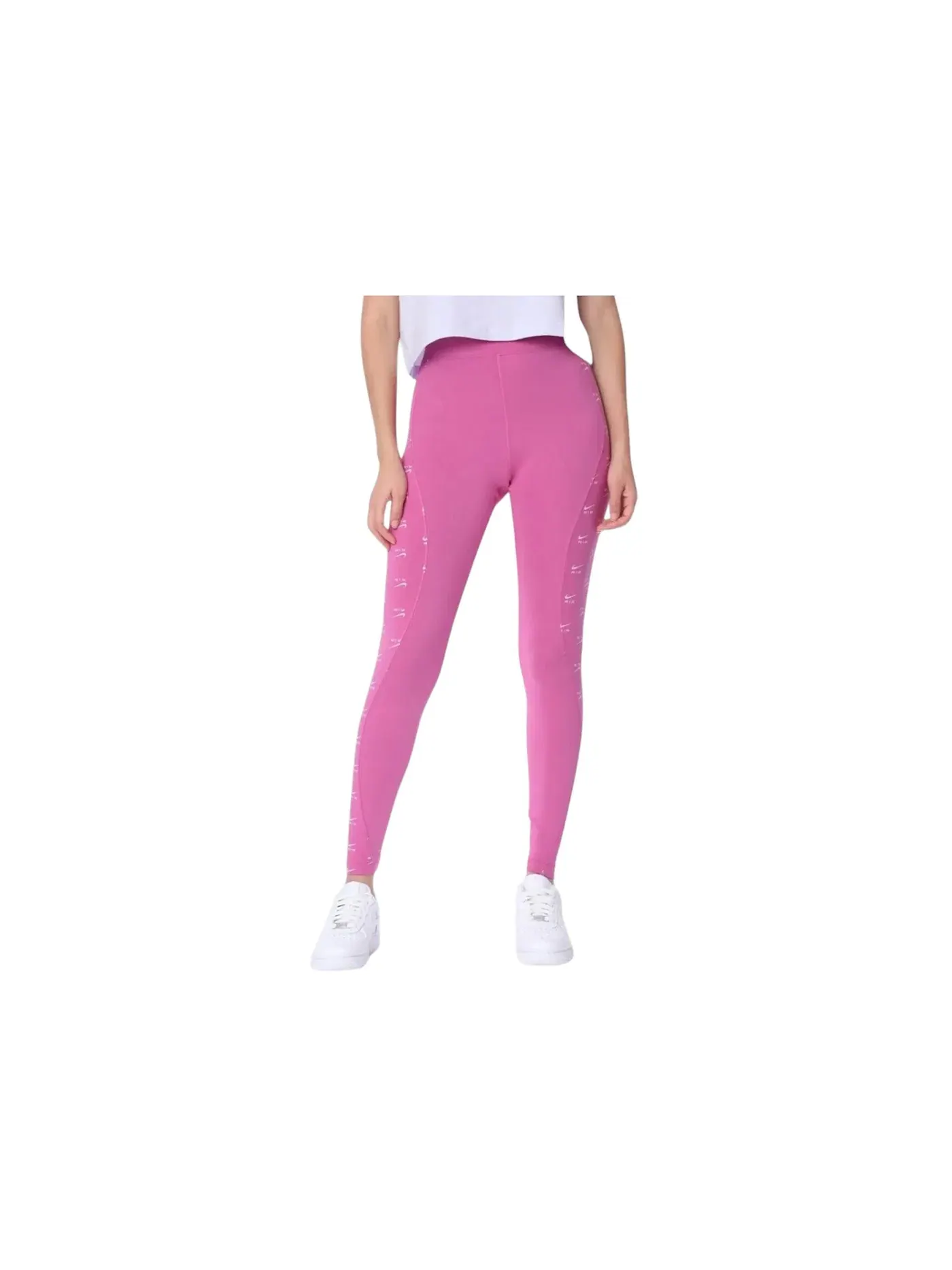 Женские леггинсы с принтом Leggings Nike — изображение 1 из 1, фиолетовый