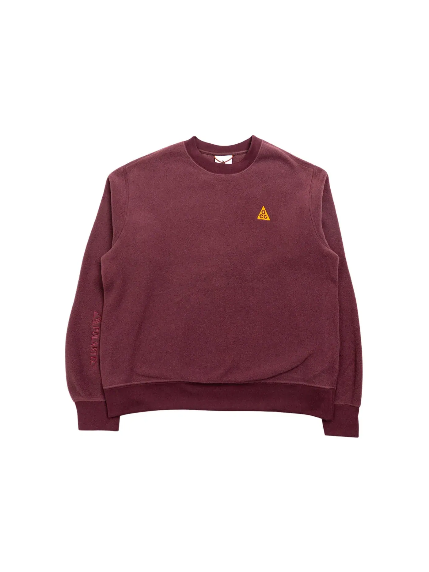 Женский свитшот с длинным рукавом Nike Crewneck — изображение 1 из 1, бордовый