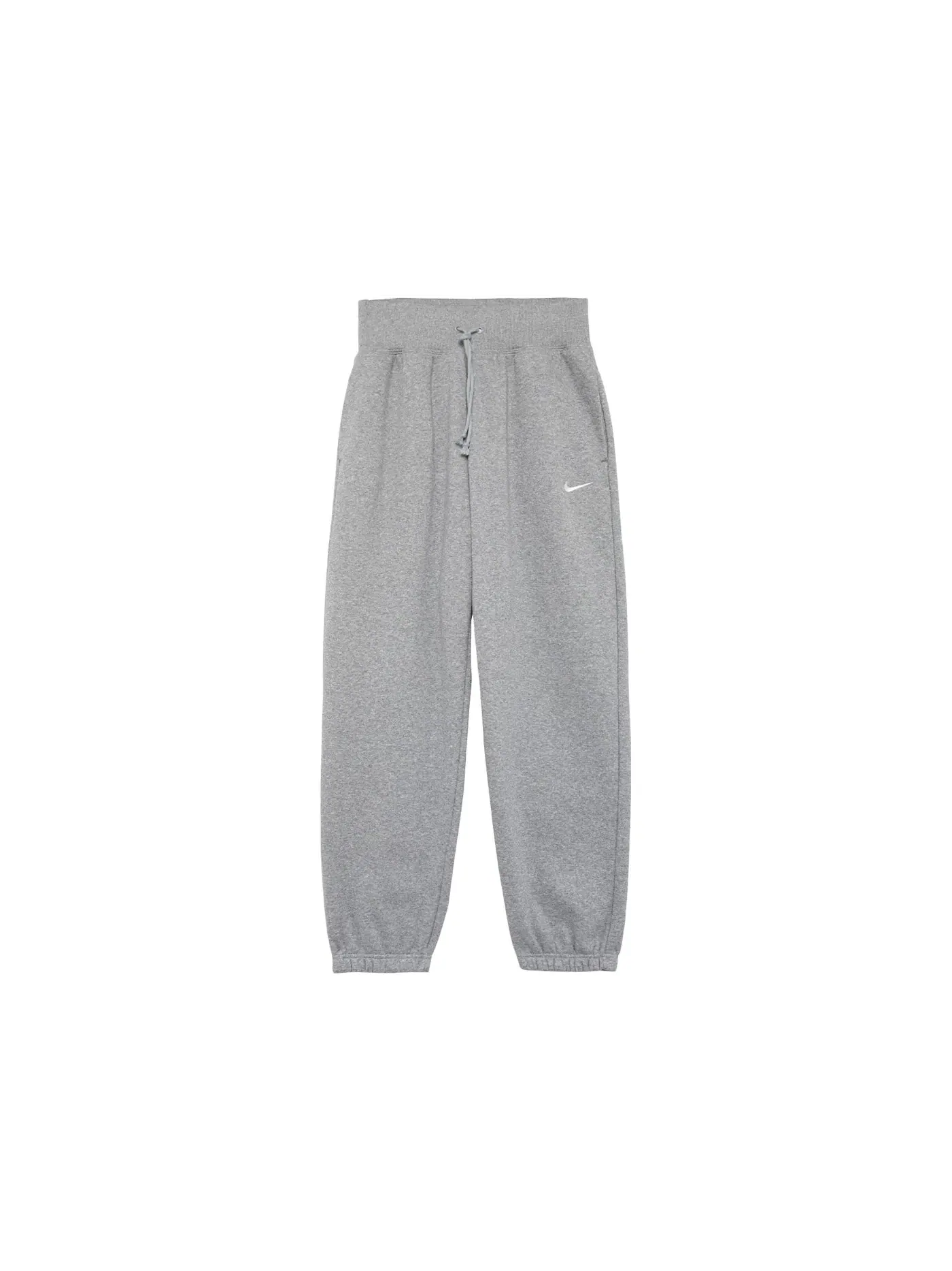 Женские спортивные штаны из флиса с высокой посадкой Nike Phoenix Fleece — изображение 1 из 1, темный серый