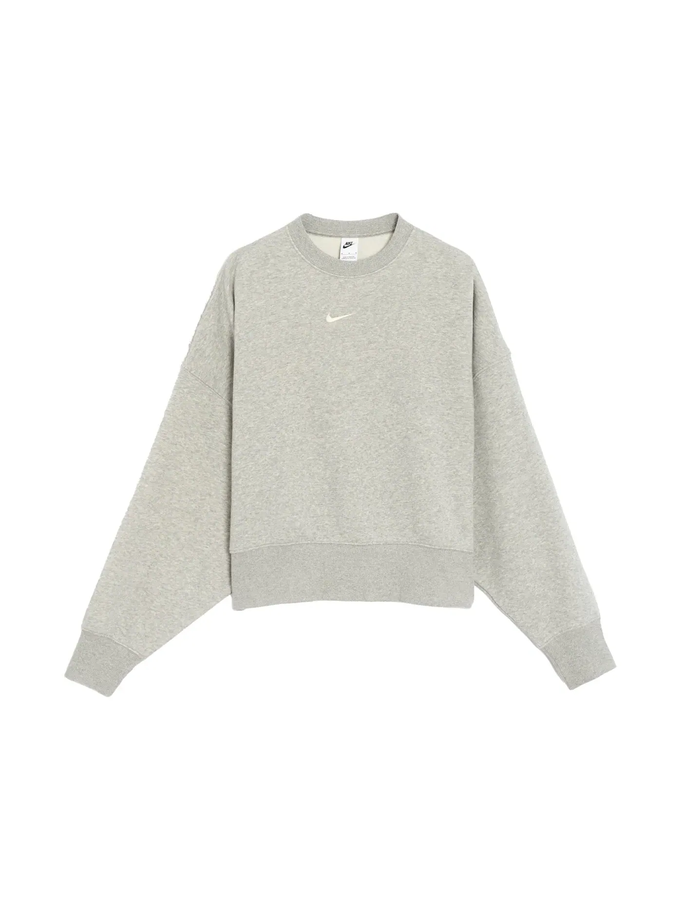 Женский свитшот оверсайз из флиса Nike Phoenix Fleece — изображение 1 из 1, темный серый