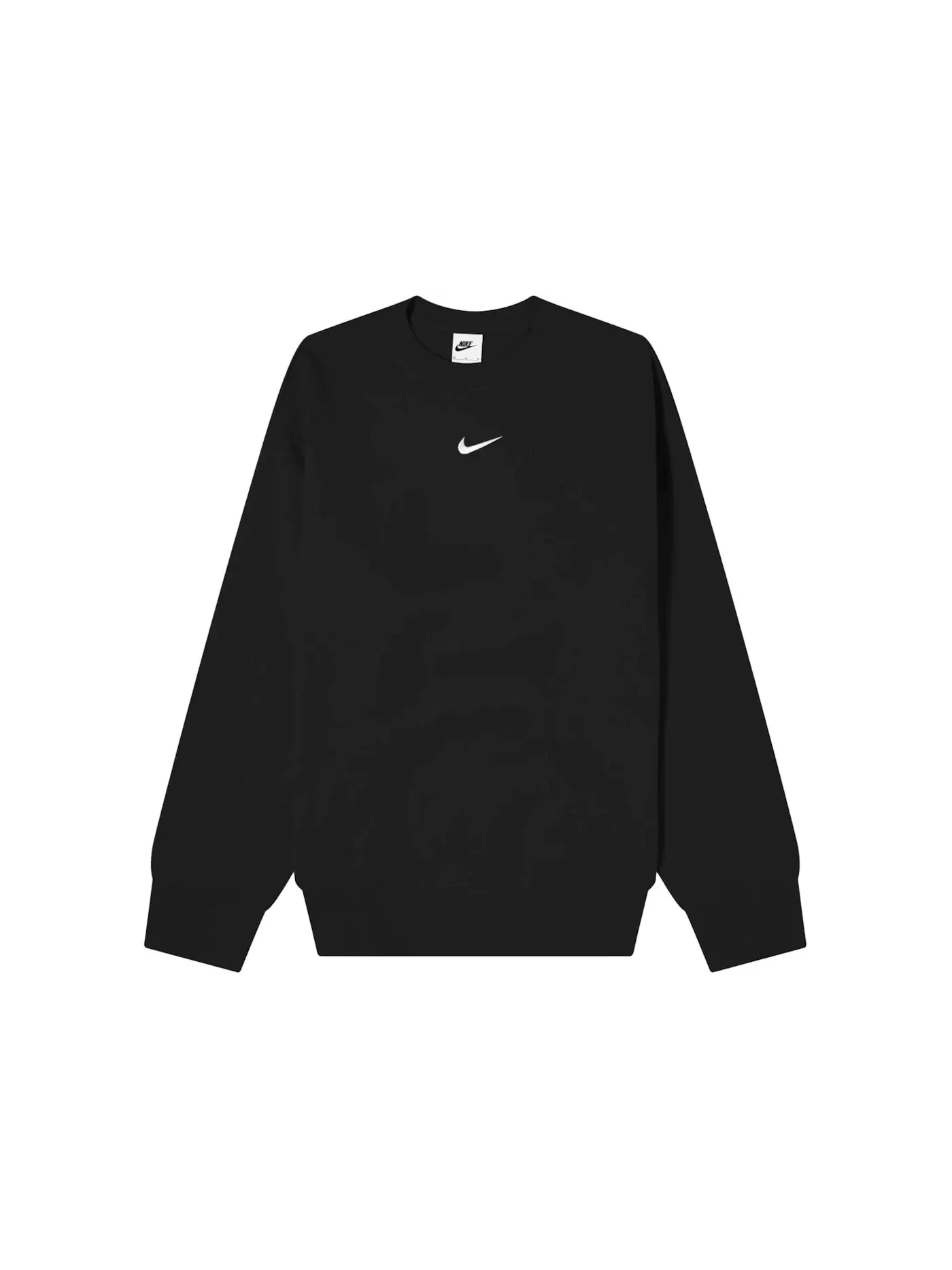 Женский свитшот оверсайз с флисом Nike Phoenix Fleece — изображение 1 из 1, черный